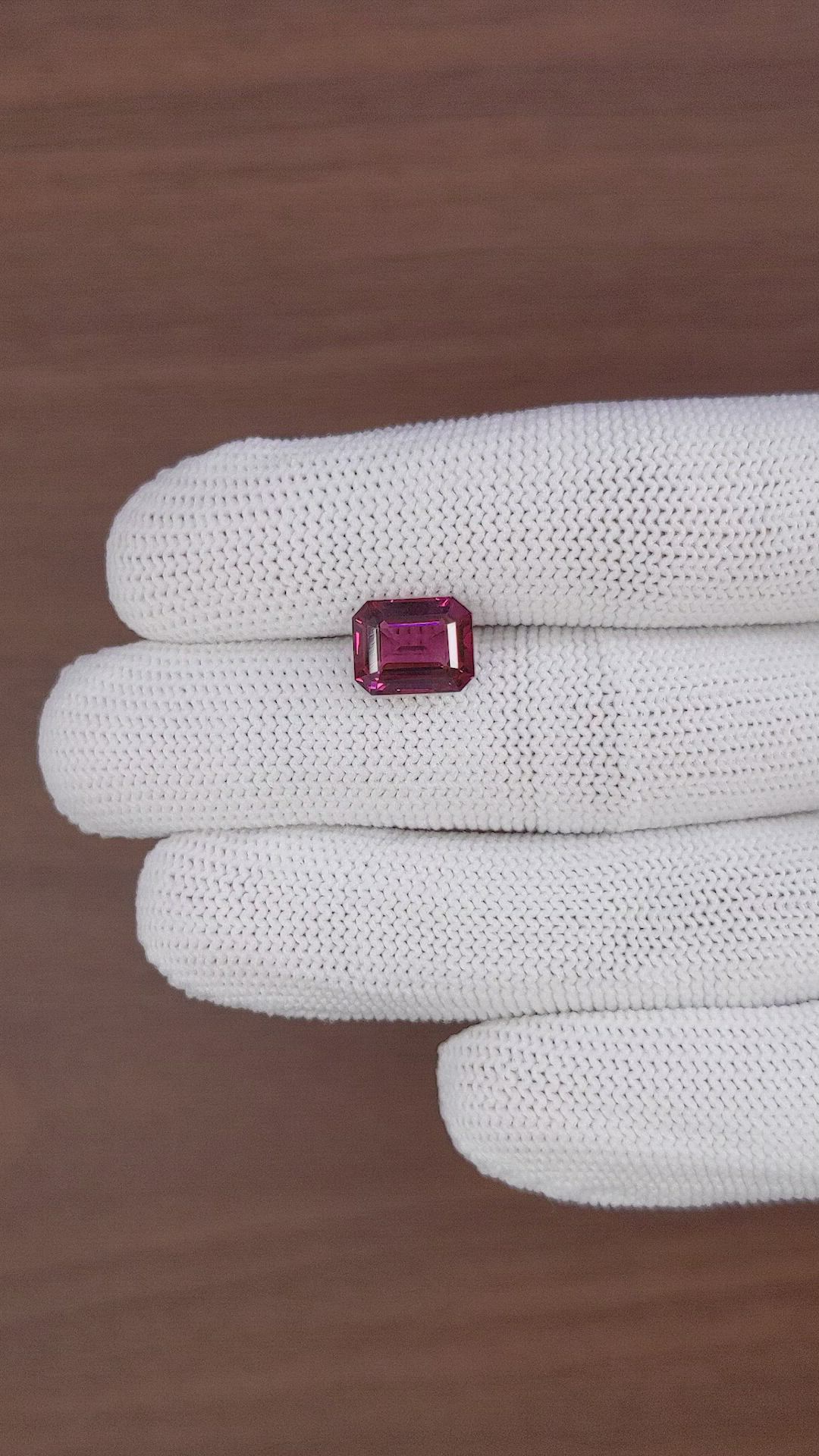 4.53 Ct. Pinkish Purple Garnet from Tanzania Size Video