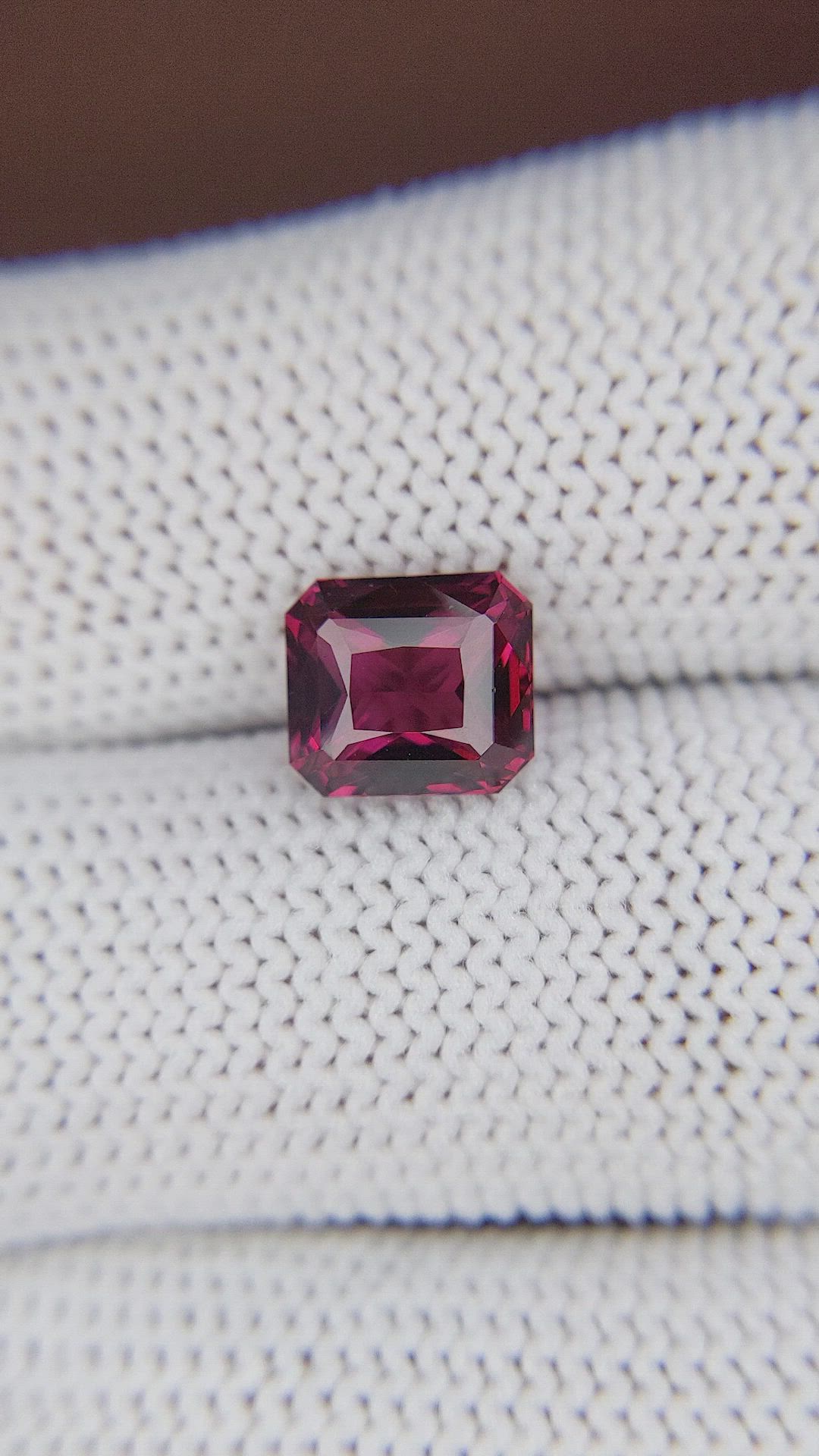 3.13 Ct. Red Garnet from Tanzania Size Video