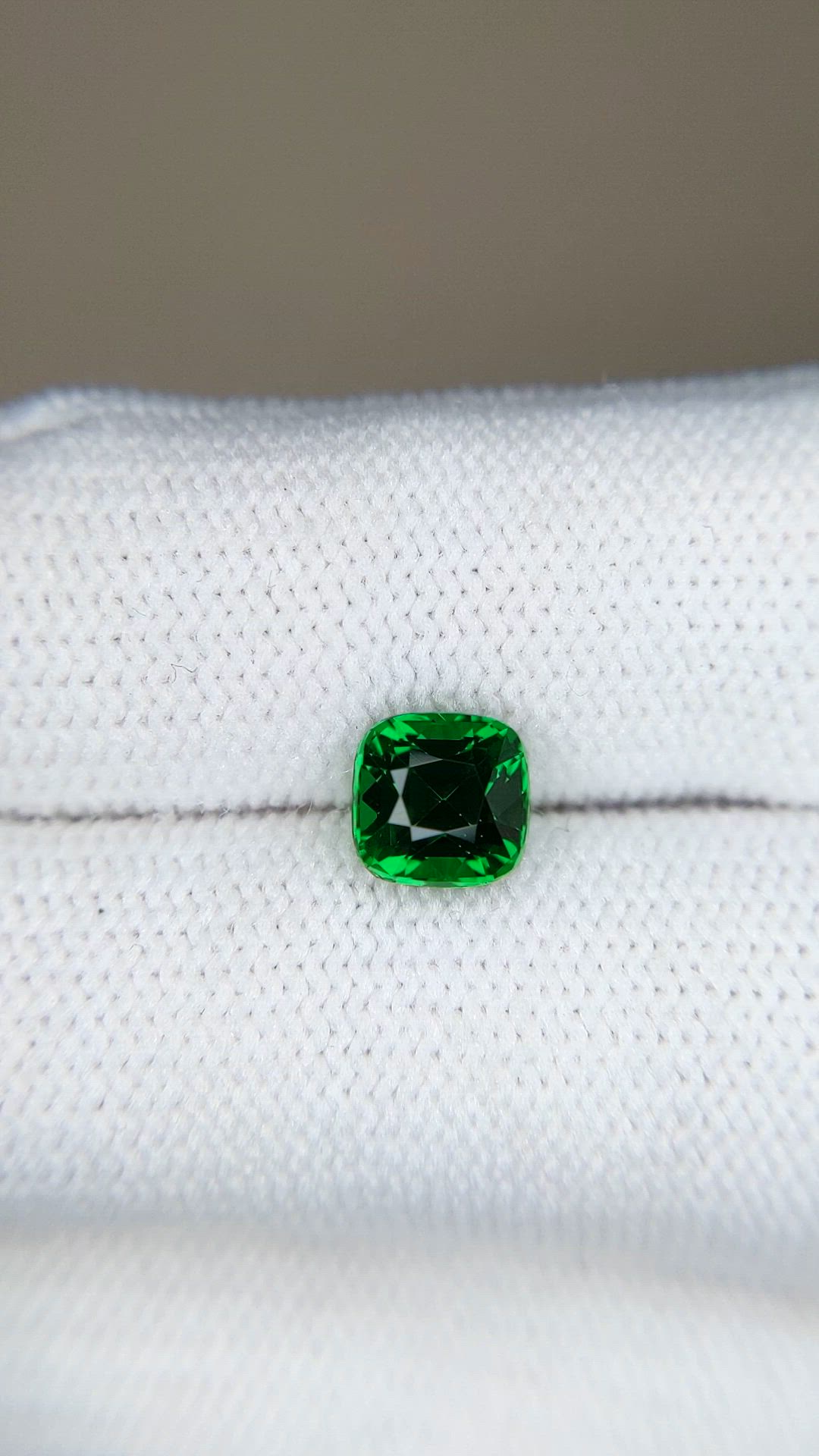 1.51 Ct. Tsavorite Garnet from Tanzania Size Video