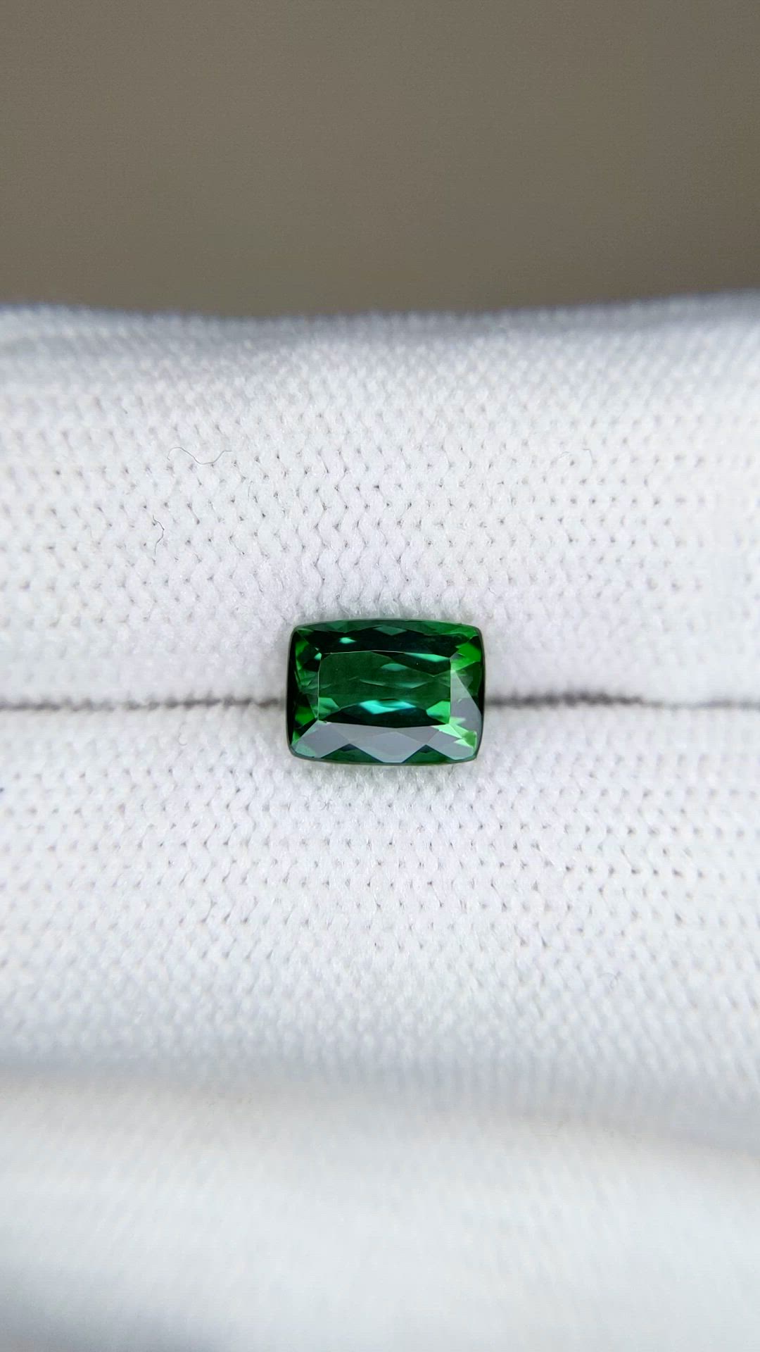 1.50 Ct. Bluish Green Tourmaline from Brazil Size Video