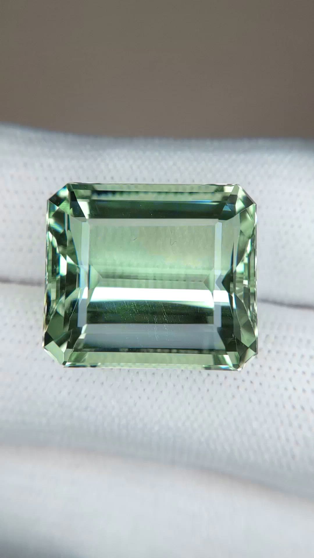 25.10 Ct. Green Beryl from Brazil Size Video