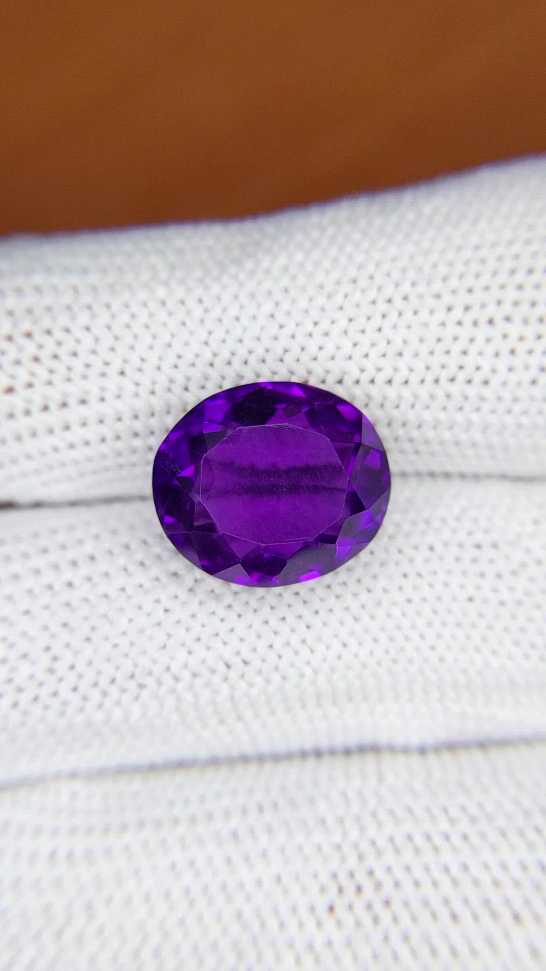 7.26 Ct. Purple Amethyst from Ceylon (Sri Lanka) Size Video