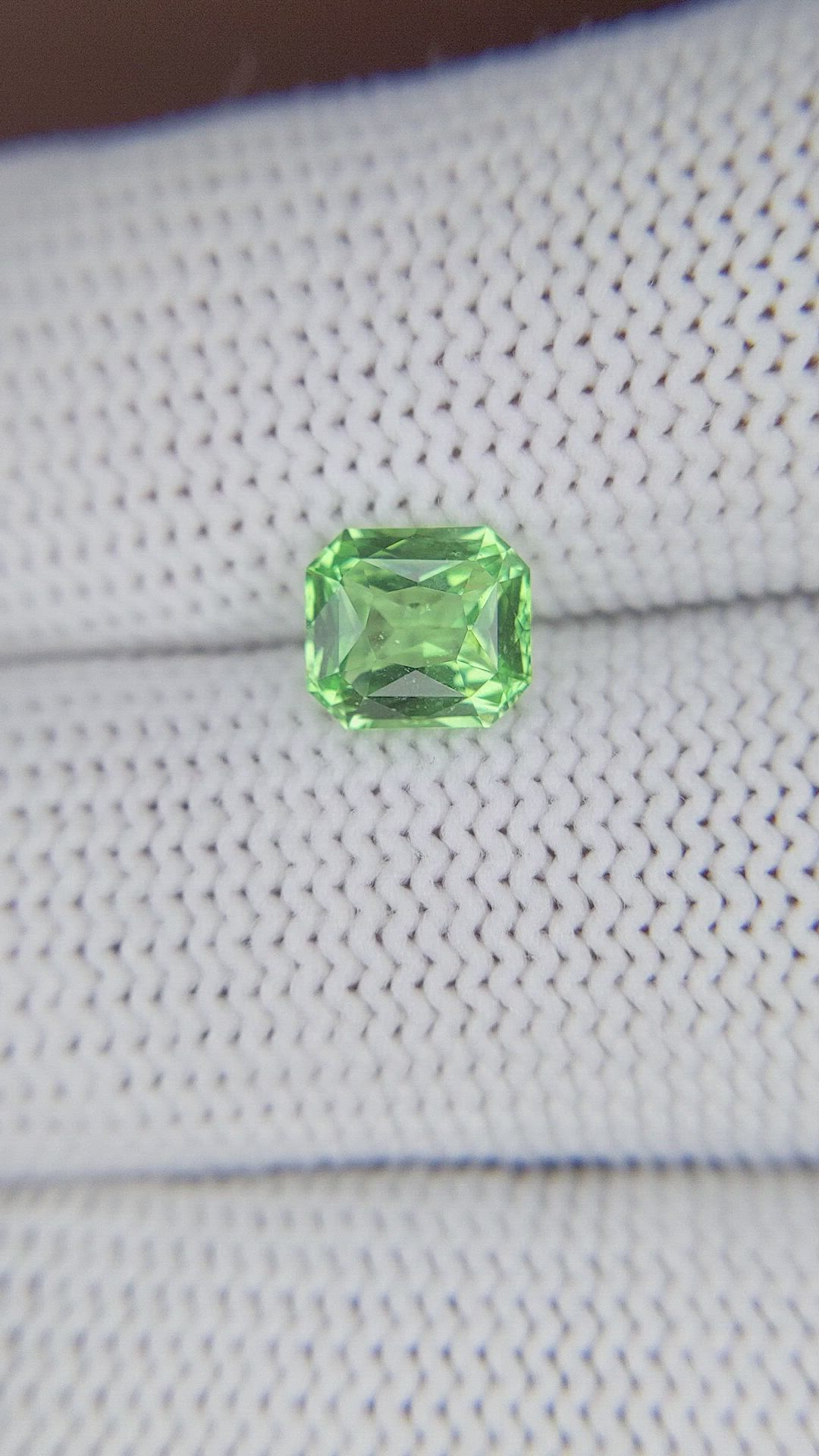 1.42 Ct. Tsavorite Garnet from Tanzania Size Video