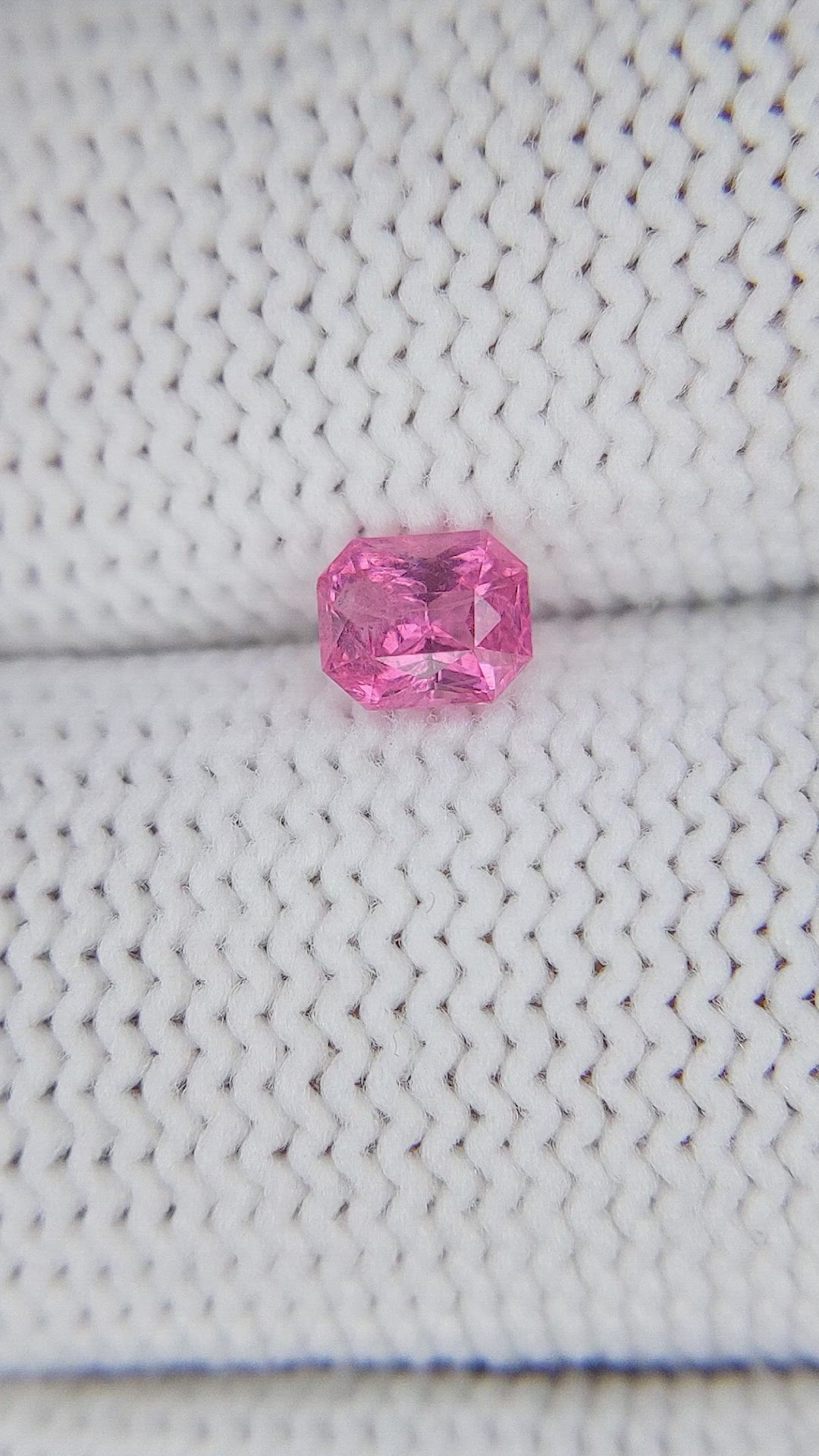 0.43 Ct. Pink Spinel from Tanzania Size Video