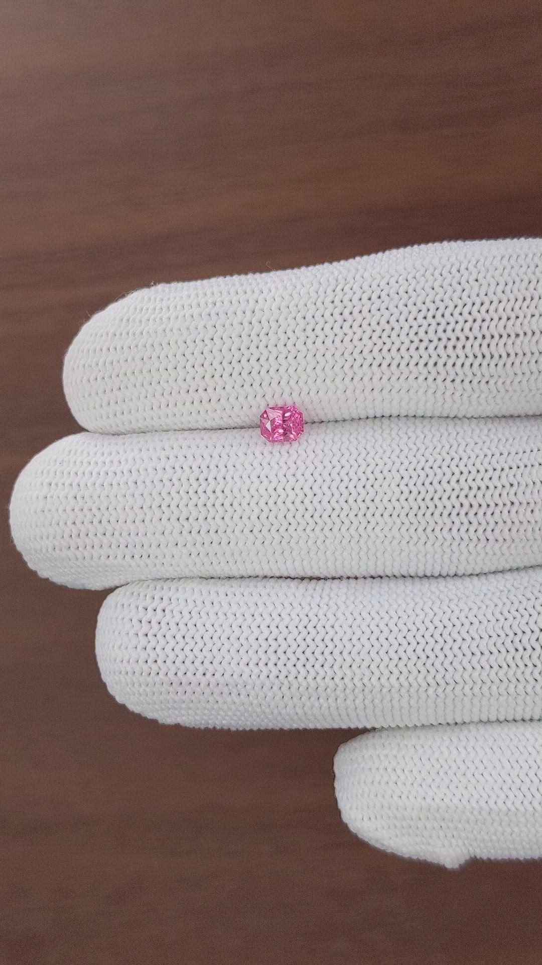 0.43 Ct. Pink Spinel from Tanzania Size Video