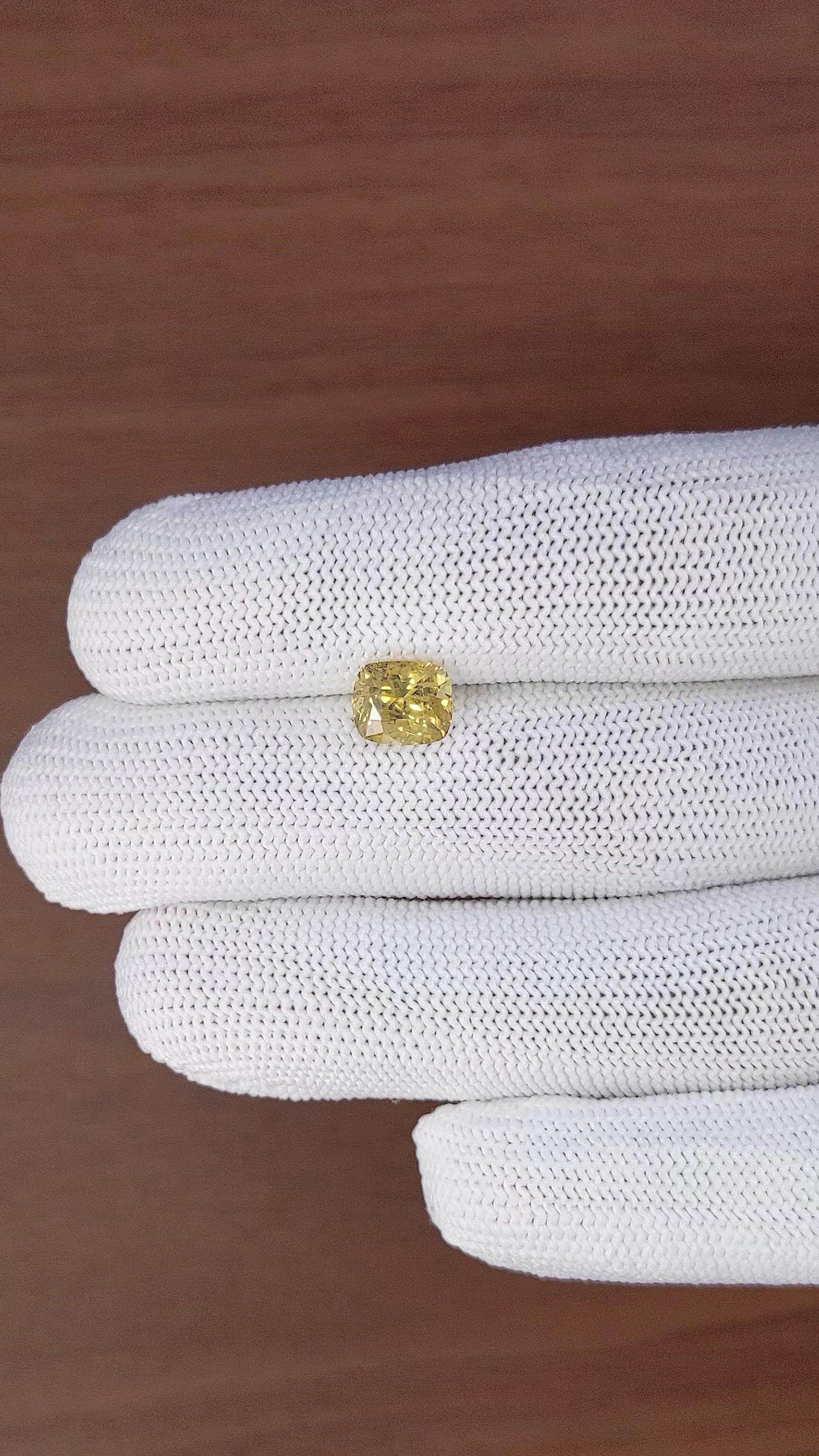2.13 Ct. Brownish Yellow Chrysoberyl from Tanzania Size Video