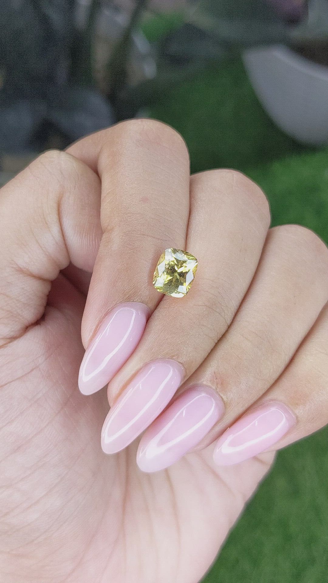 2.13 Ct. Brownish Yellow Chrysoberyl from Tanzania Size Video