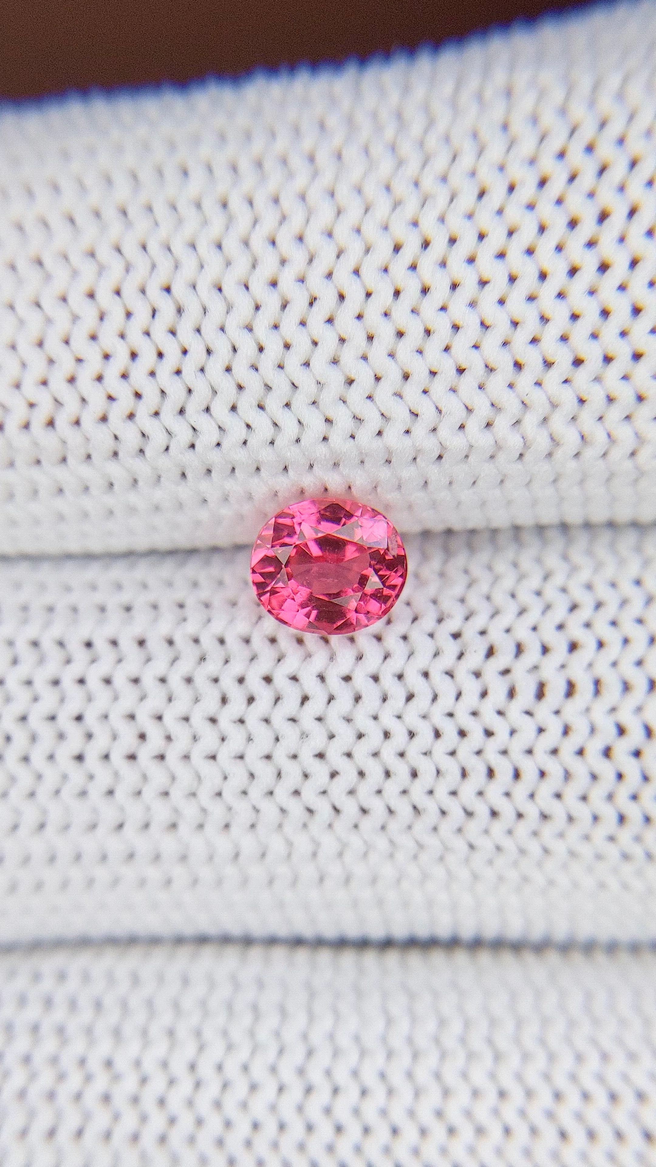 0.96 Ct. Pink Spinel from Tanzania Size Video