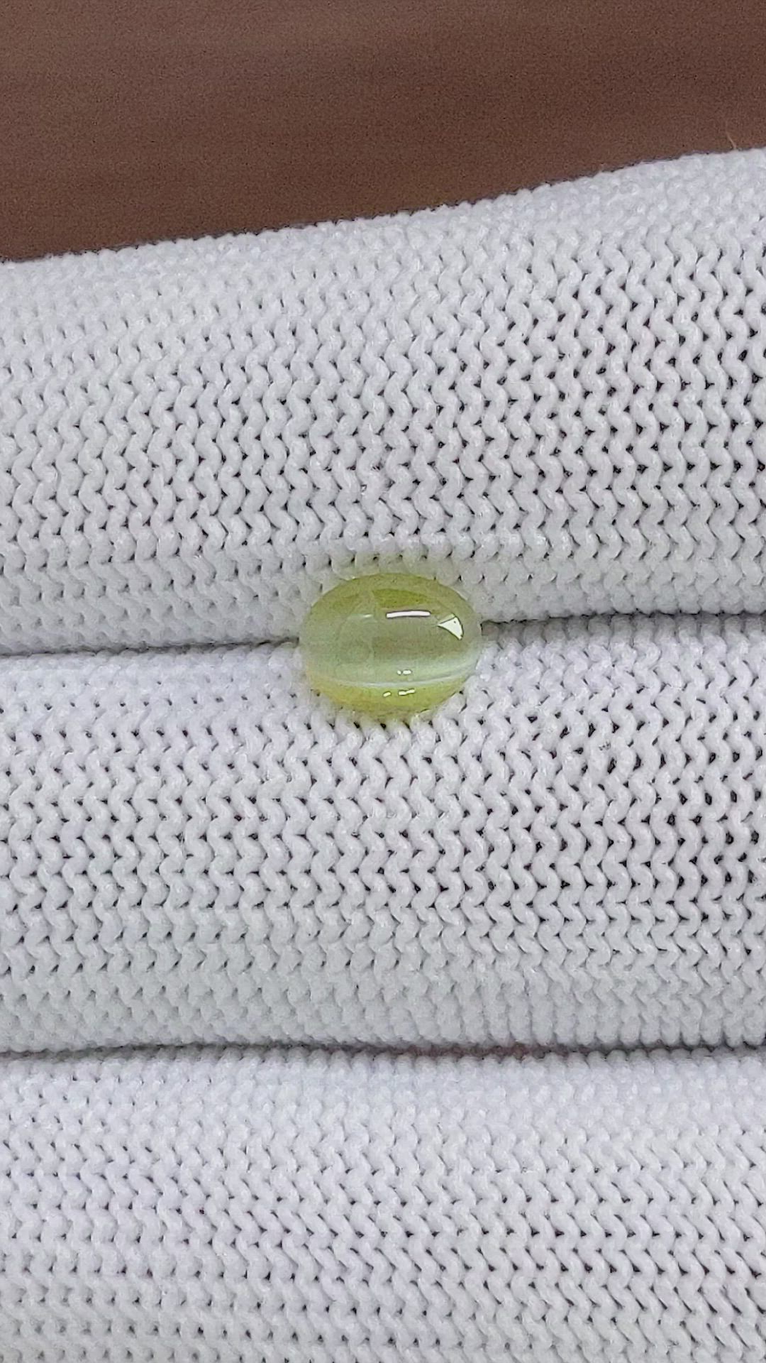 1.53 Ct. Yellowish Green Cabochon Chrysoberyl from Tanzania Size Video