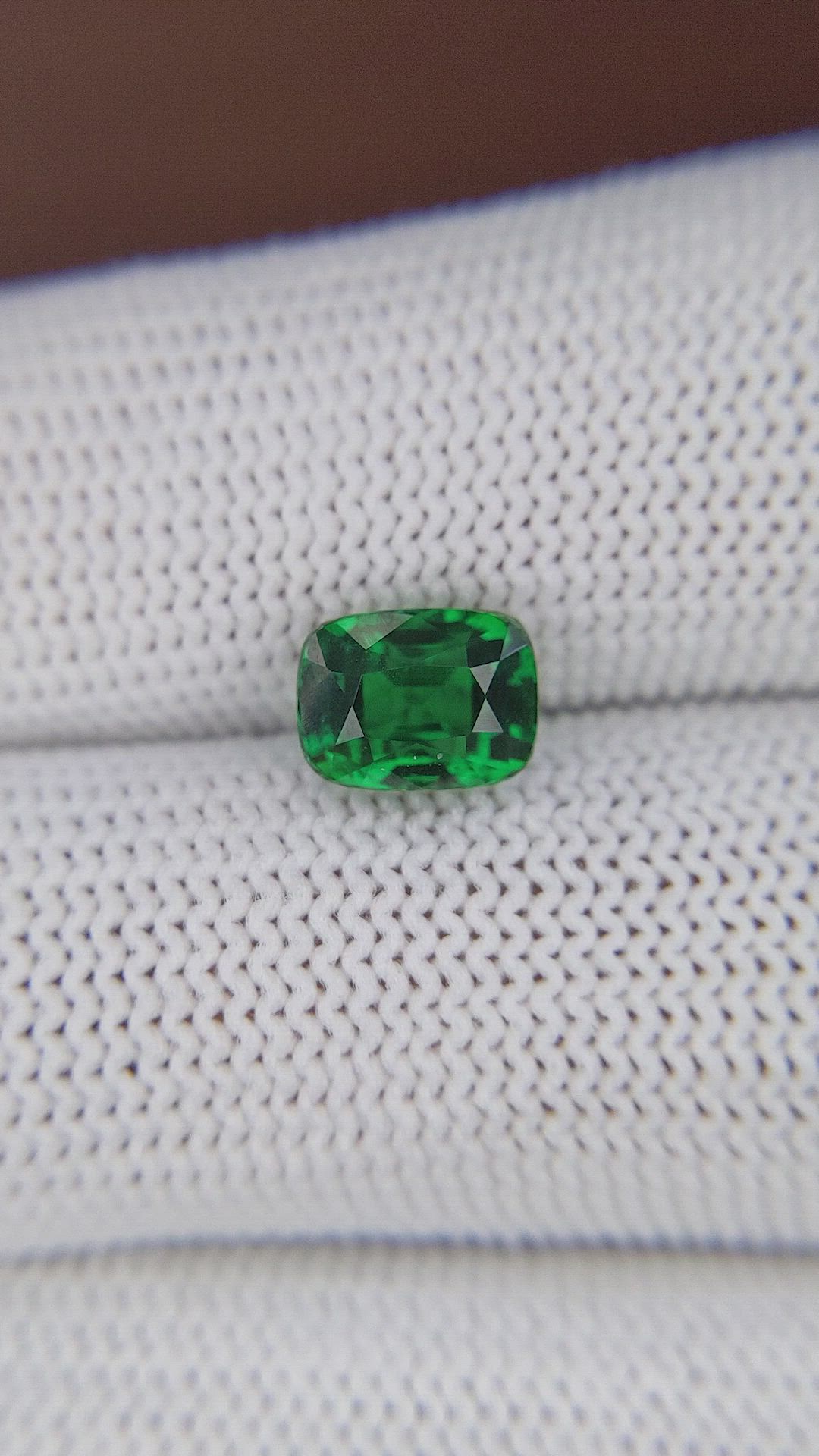 2.53 Ct. Tsavorite Garnet from Tanzania Size Video