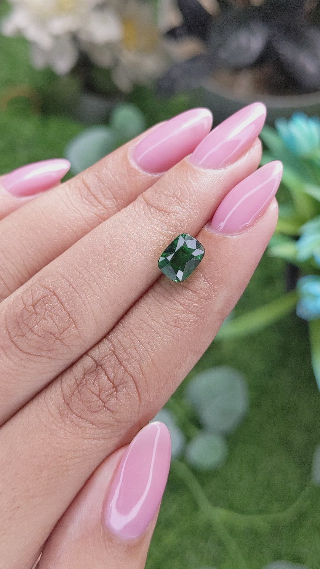 2.53 Ct. Tsavorite Garnet from Tanzania Size Video