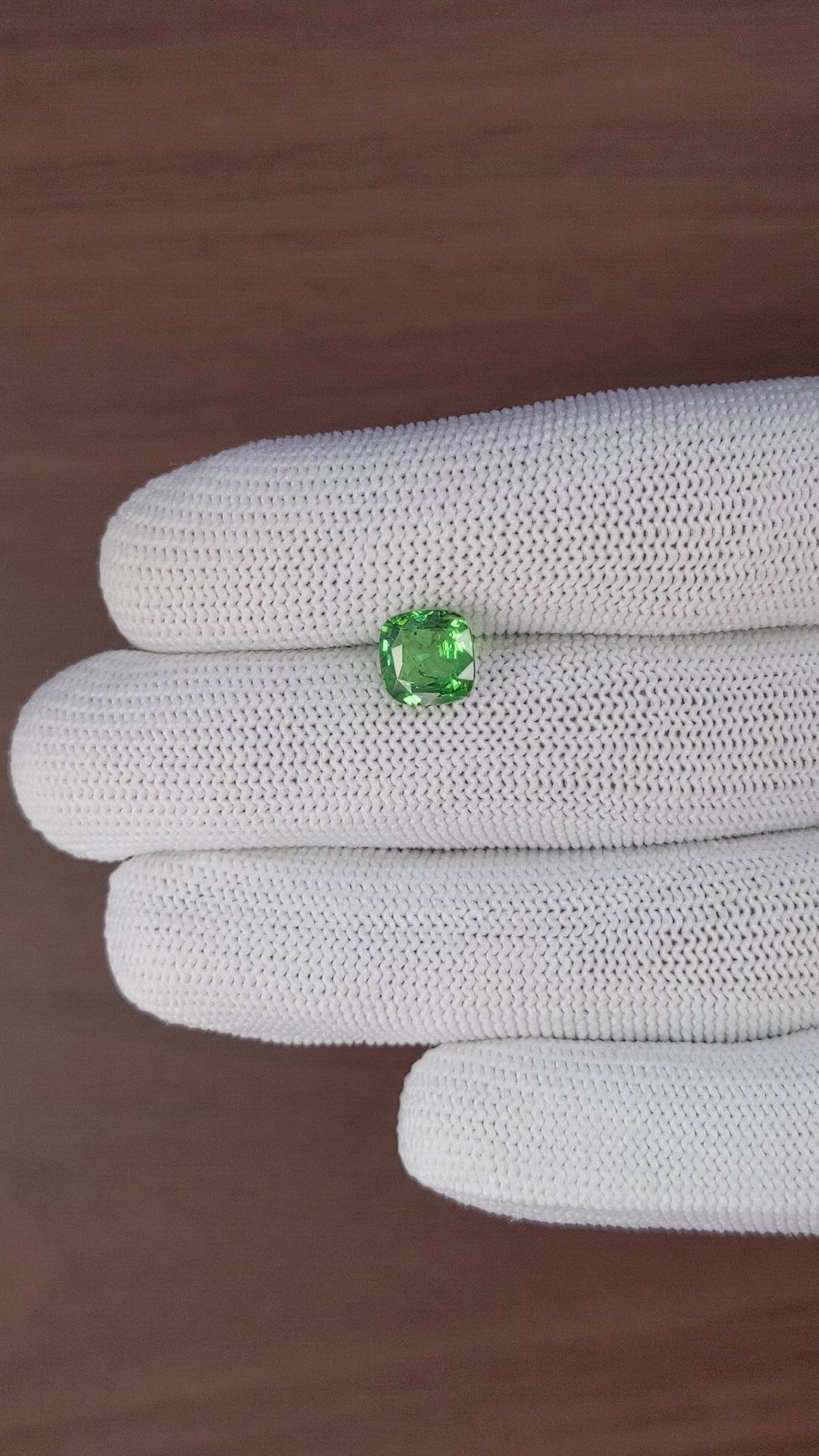 2.25 Ct. Tsavorite Garnet from Tanzania Size Video