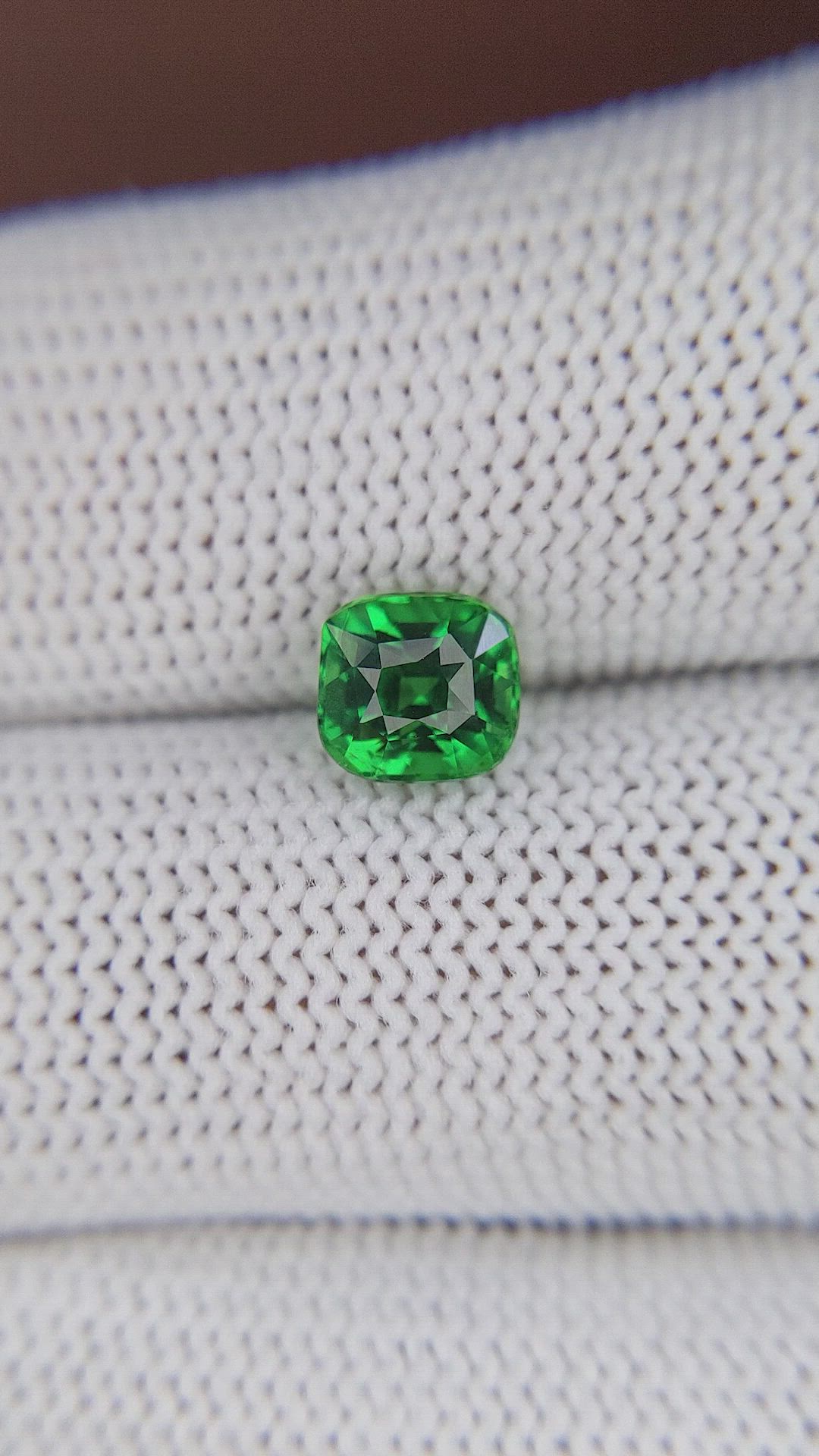 1.55 Ct. Tsavorite Garnet from Tanzania Size Video