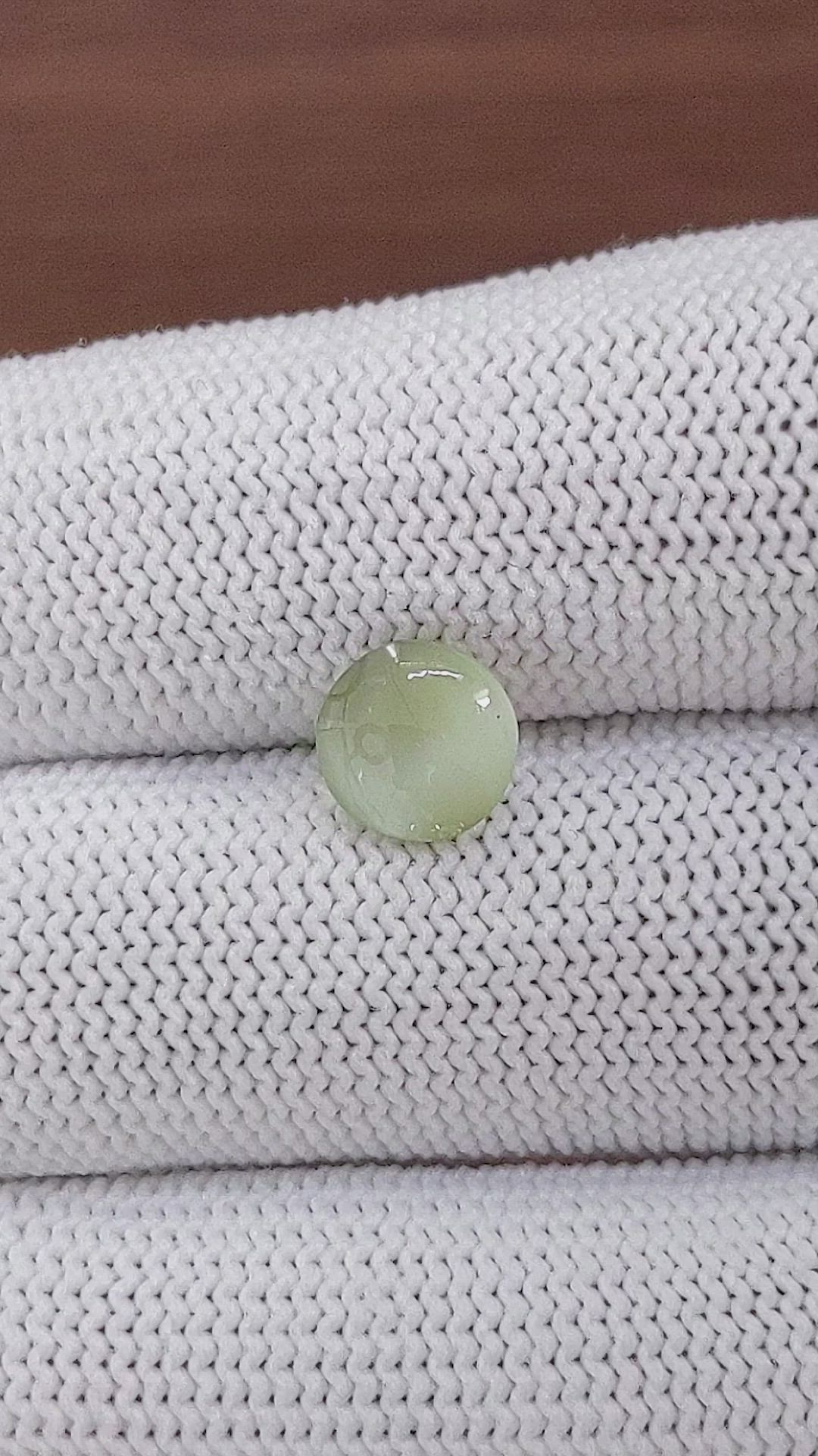 1.80 Ct. Yellowish Green Cabochon Chrysoberyl from Ceylon (Sri Lanka) Size Video