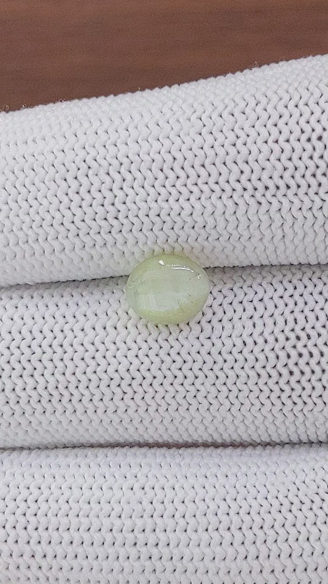 1.90 Ct. Yellowish Green Cabochon Chrysoberyl from Ceylon (Sri Lanka) Size Video