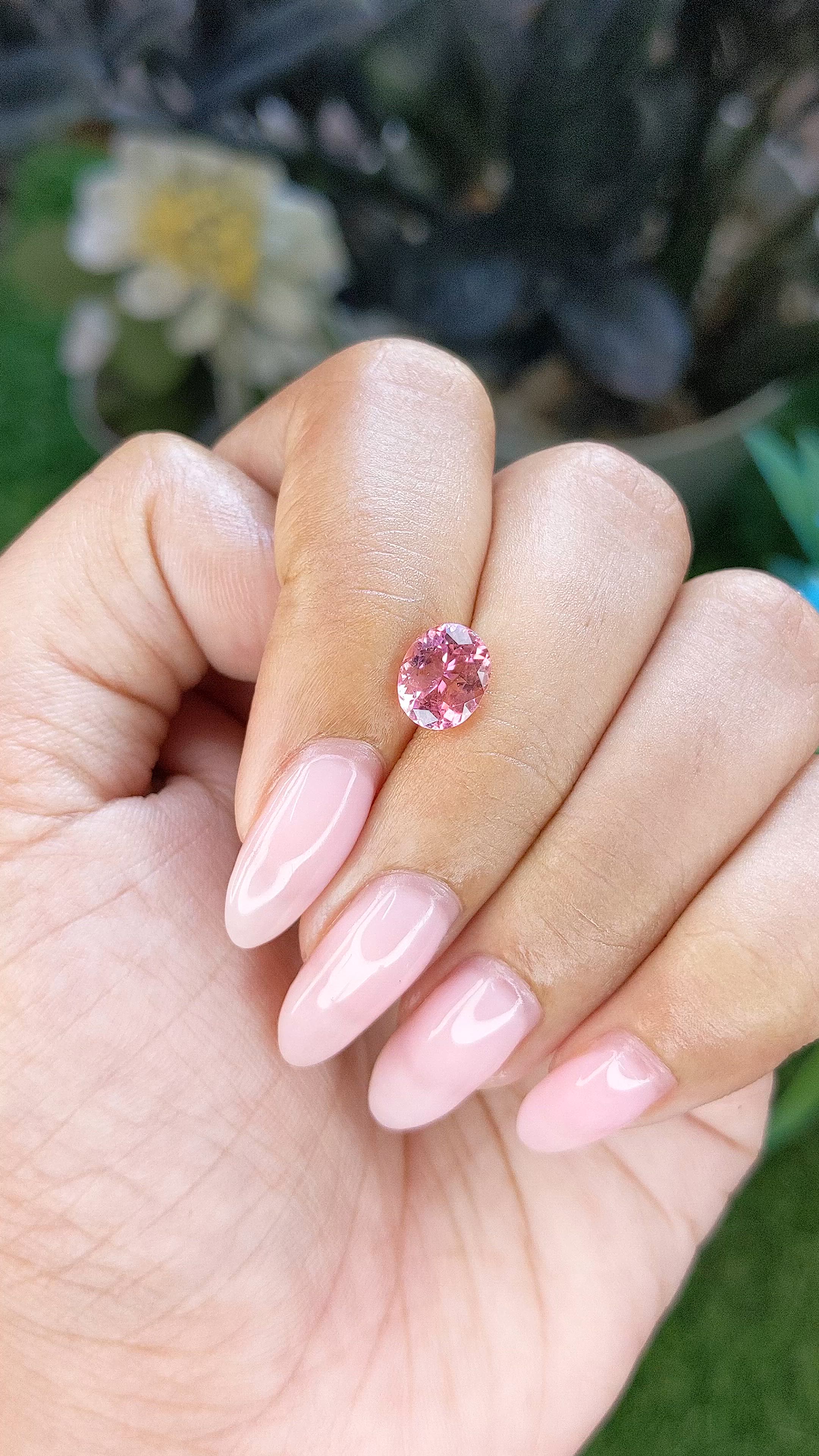 1.34 Ct. Pink Tourmaline from Ceylon (Sri Lanka) Size Video