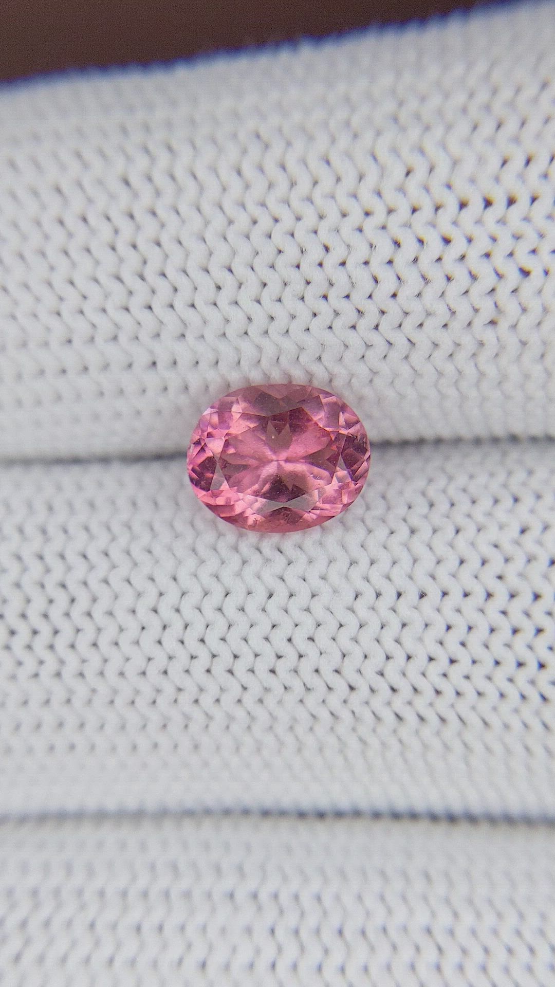 1.34 Ct. Pink Tourmaline from Ceylon (Sri Lanka) Size Video