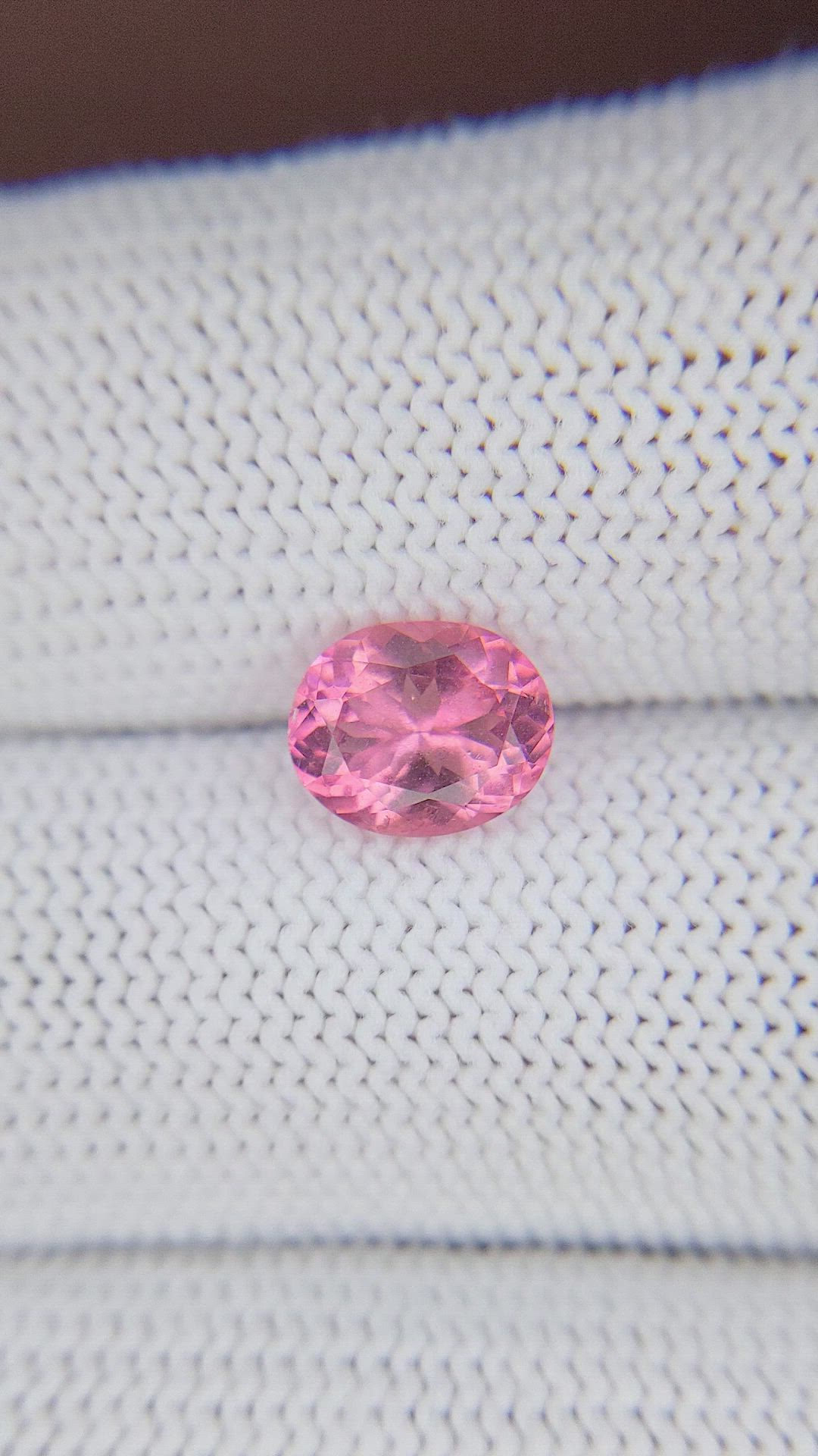 1.34 Ct. Pink Tourmaline from Ceylon (Sri Lanka) Size Video