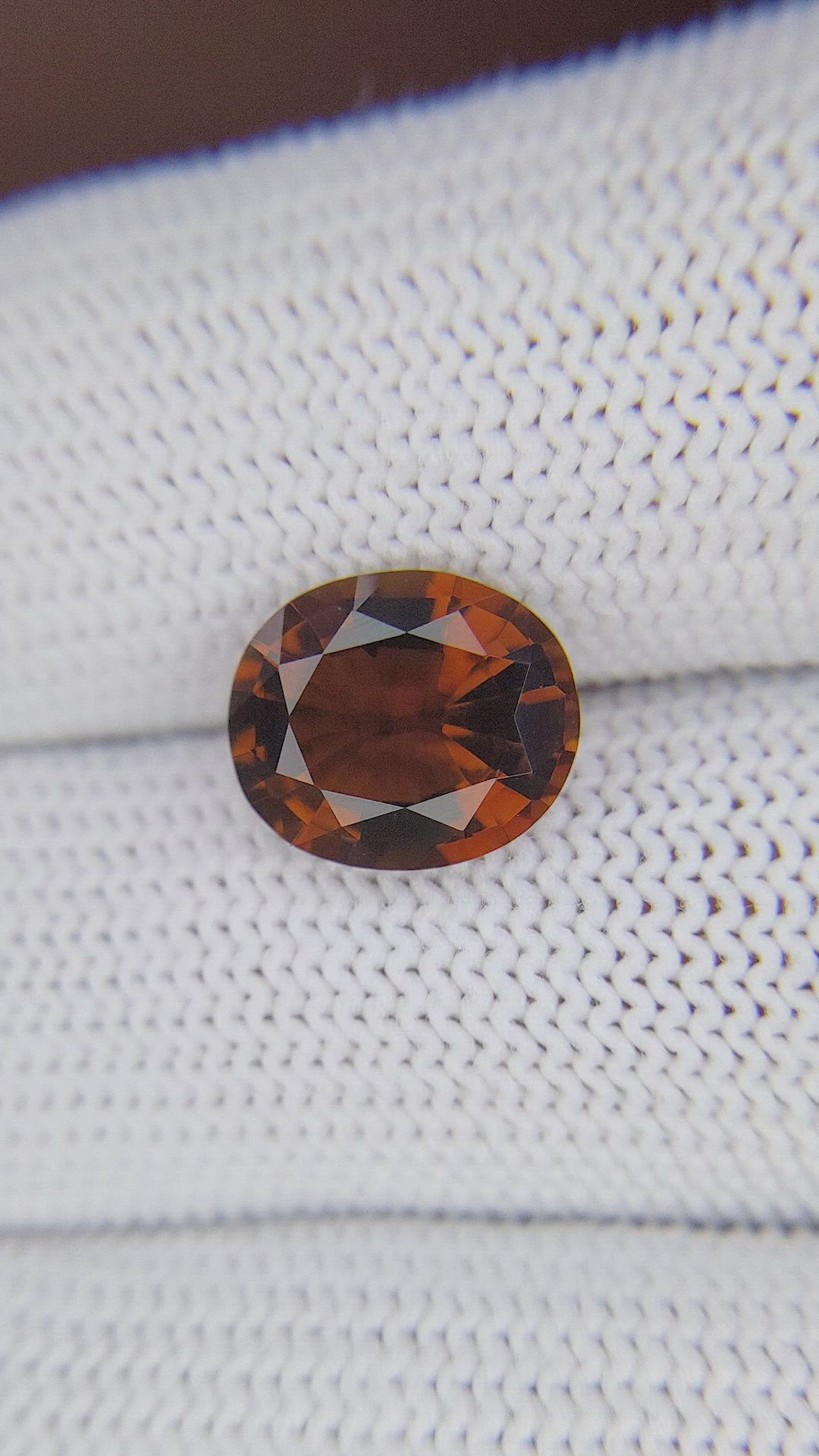 3.00 Ct. Reddish Brown Tourmaline from Ceylon (Sri Lanka) Size Video