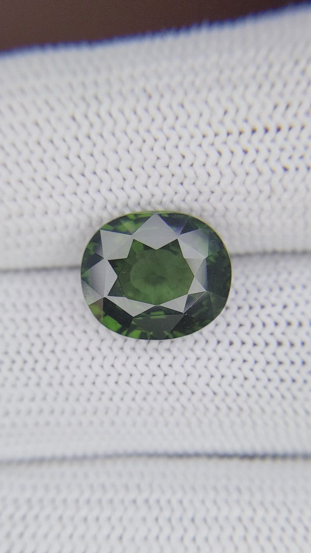 5.92 Ct. Green Zircon from Ceylon (Sri Lanka) Size Video
