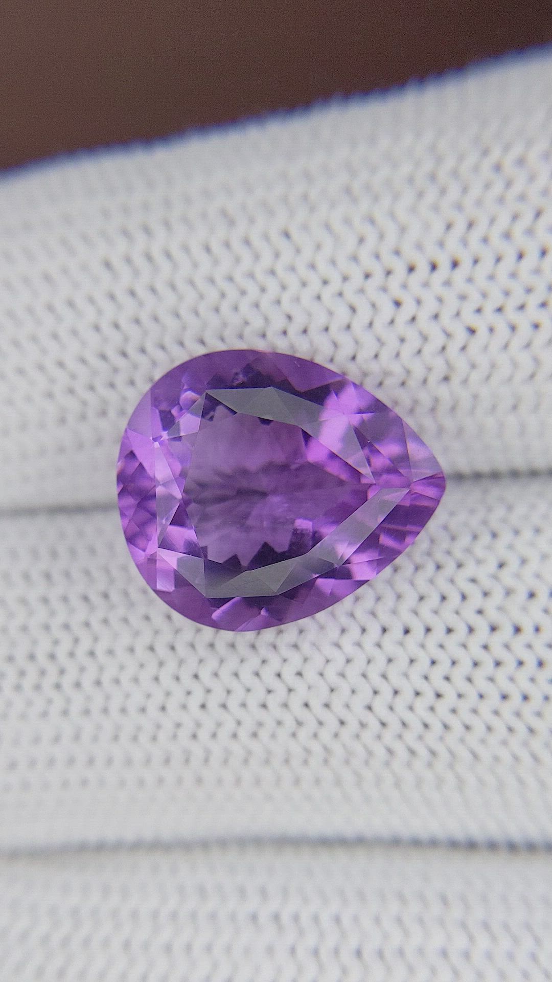6.77 Ct. Purple Amethyst from Ceylon (Sri Lanka) Size Video