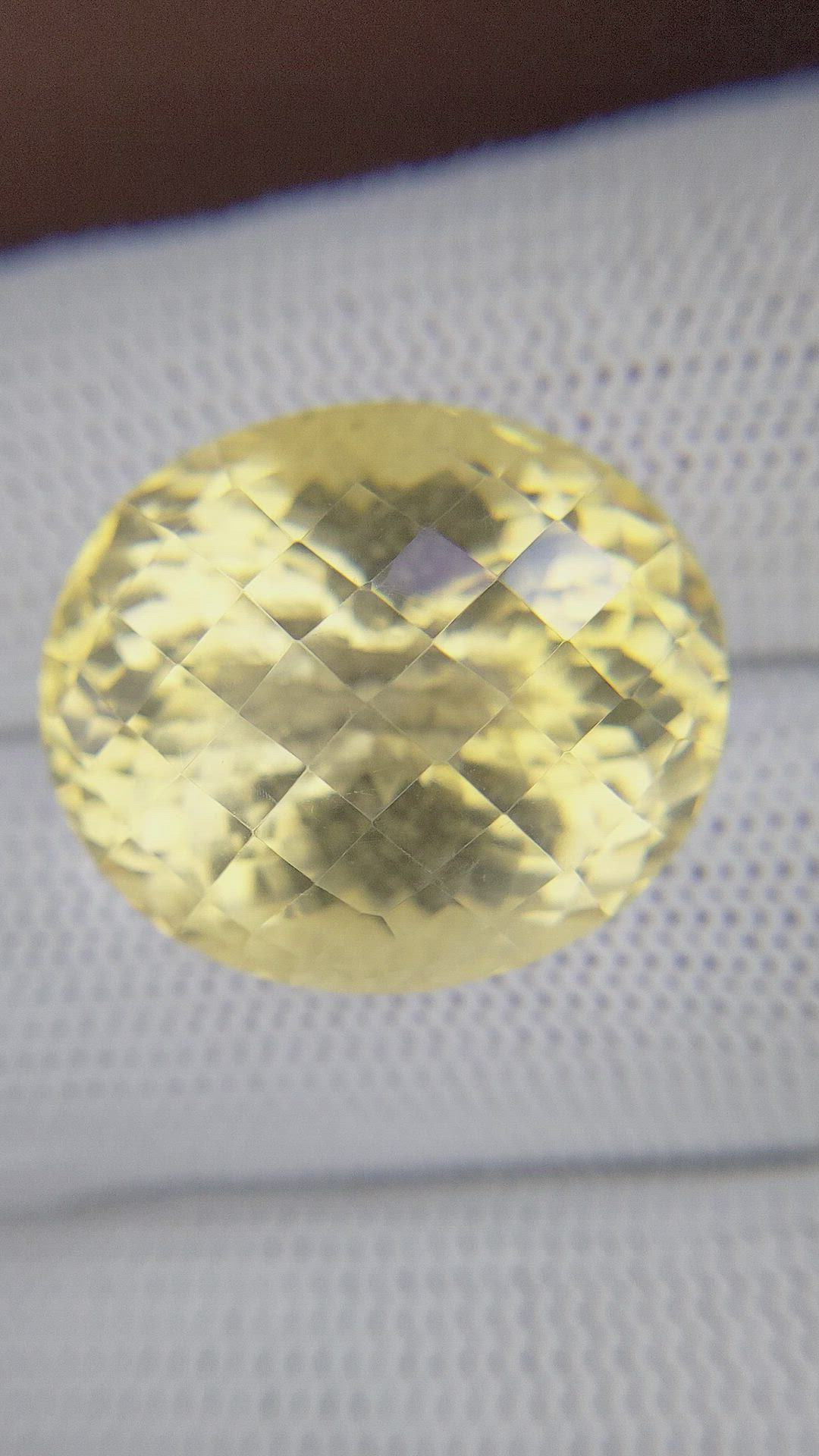 30.97 Ct. Yellow Citrine from Ceylon (Sri Lanka) Size Video