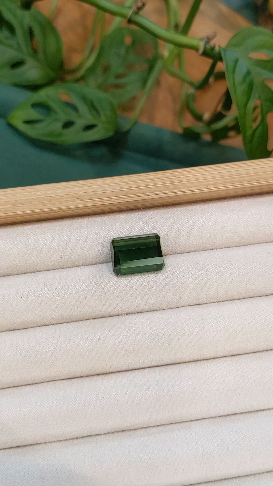 13.40 Ct. Green Tourmaline from Brazil Size Video
