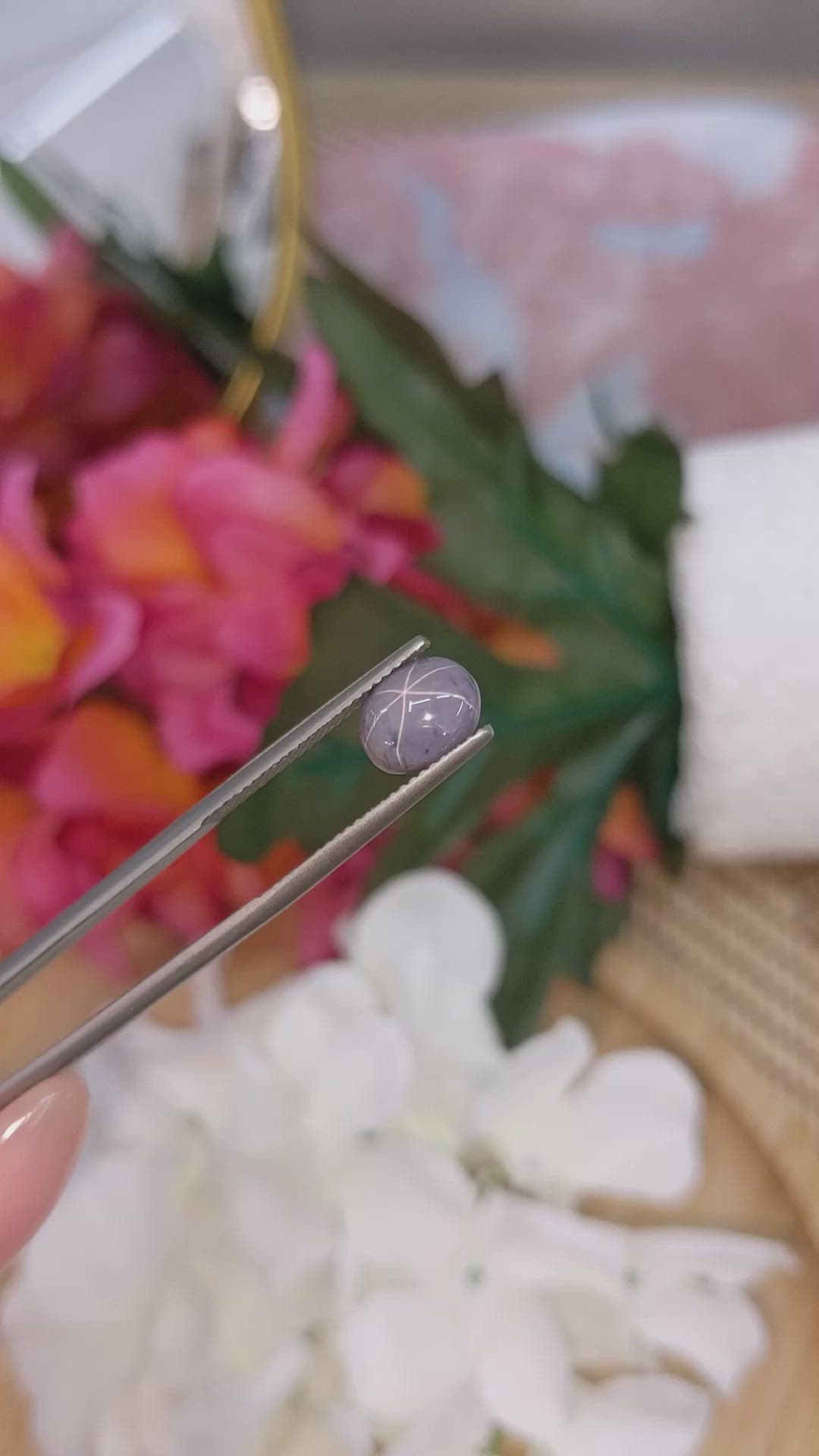 2.10 Ct. Greyish Blue Cabochon Spinel from Ceylon (Sri Lanka) Size Video
