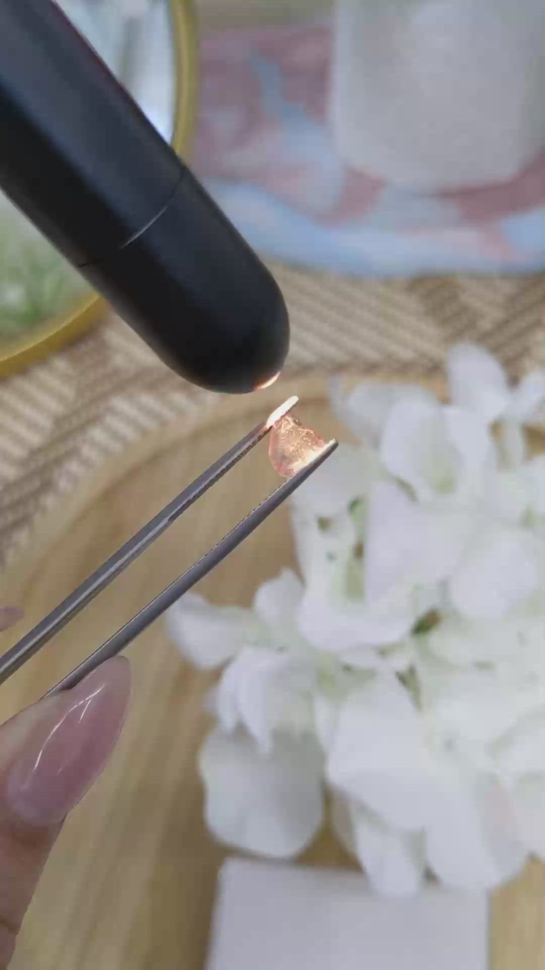 1.26 Ct. Alexandrite from Ceylon (Sri Lanka) Size Video