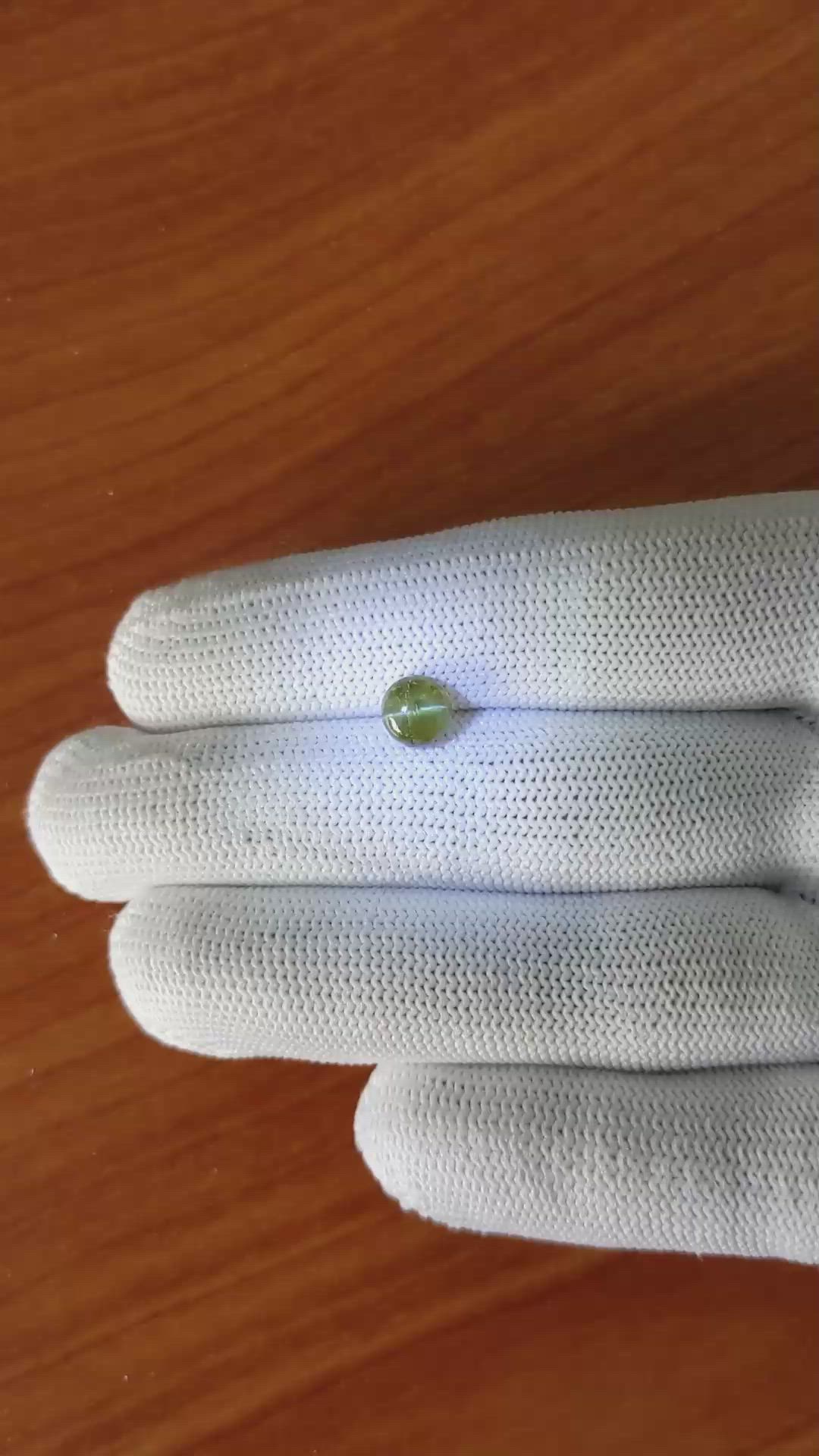 1.85 Ct. Cabochon Alexandrite from Ceylon (Sri Lanka) Size Video