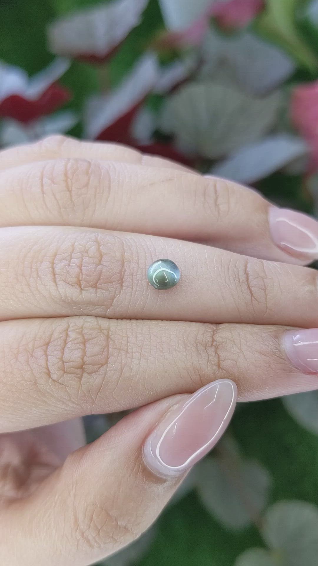 1.08 Ct. Cabochon Alexandrite from Ceylon (Sri Lanka) Size Video