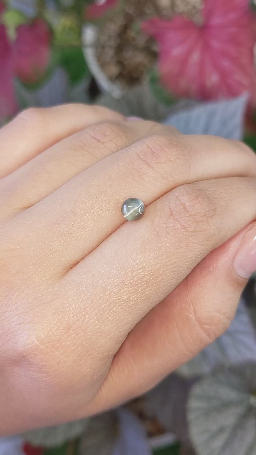 1.08 Ct. Cabochon Alexandrite from Ceylon (Sri Lanka) Size Video