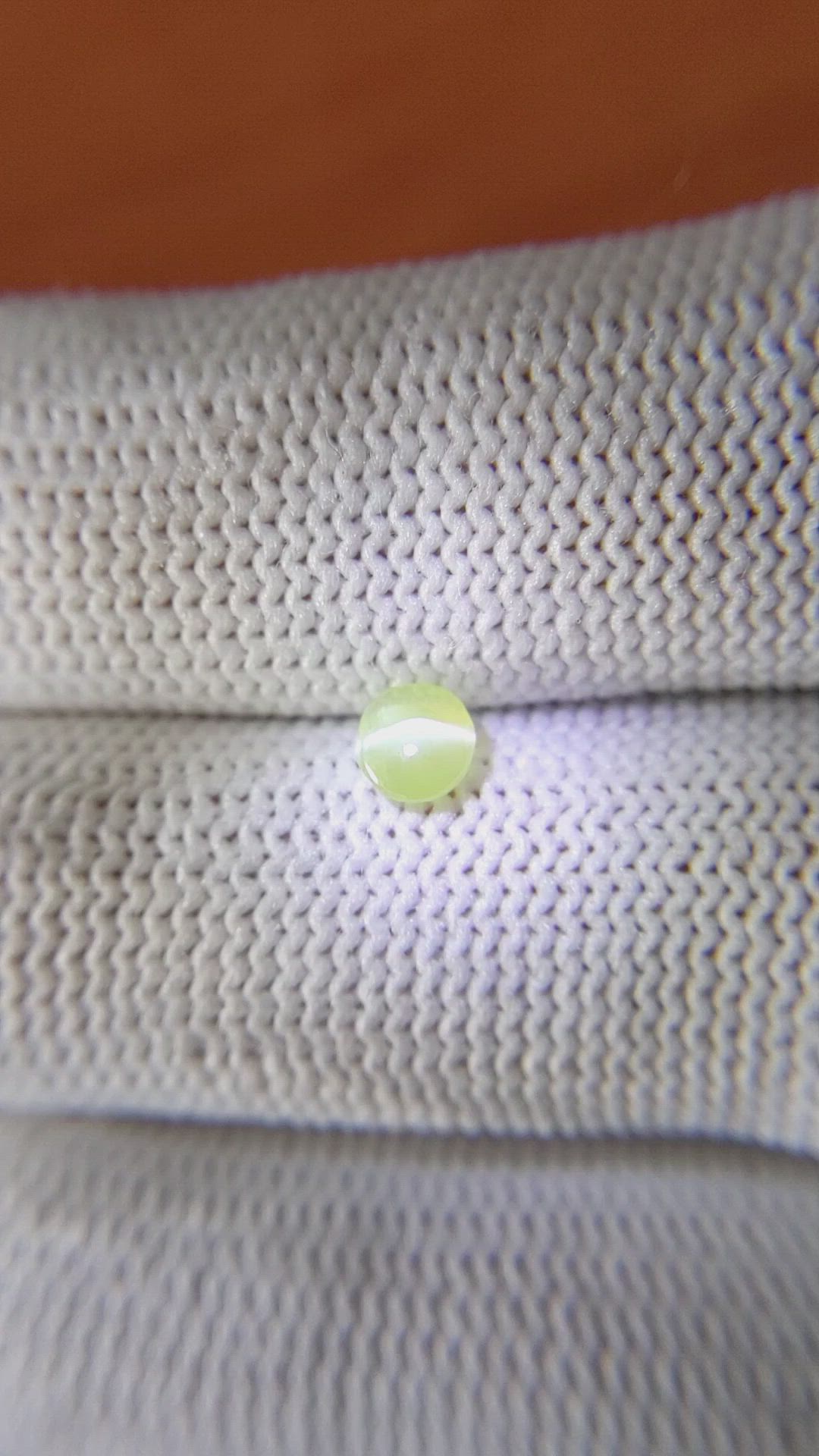 0.55 Ct. Greenish Yellow Cabochon Chrysoberyl from Ceylon (Sri Lanka) Size Video