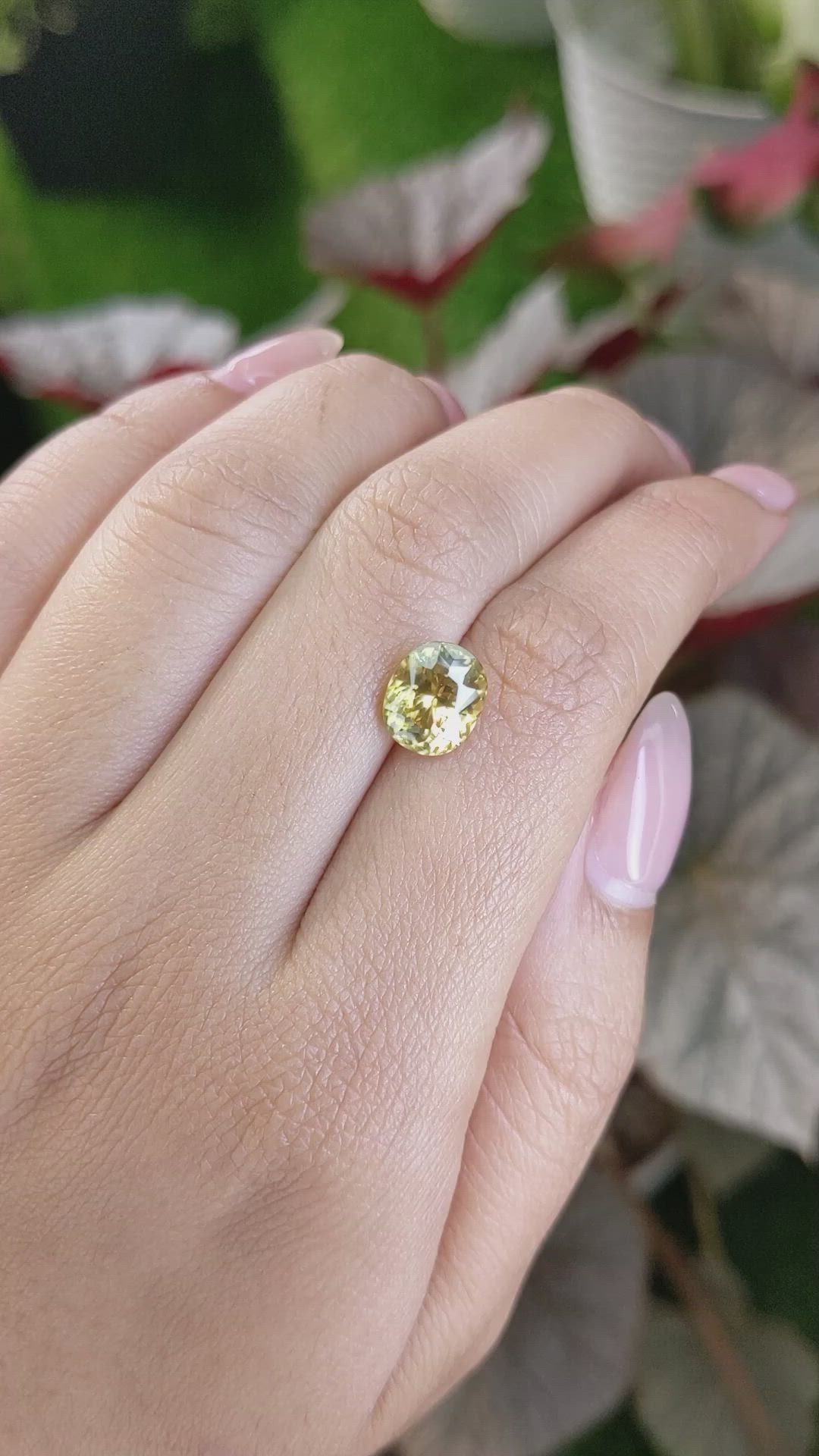 4.35 Ct. Brownish Yellow Zircon from Ceylon (Sri Lanka) Size Video