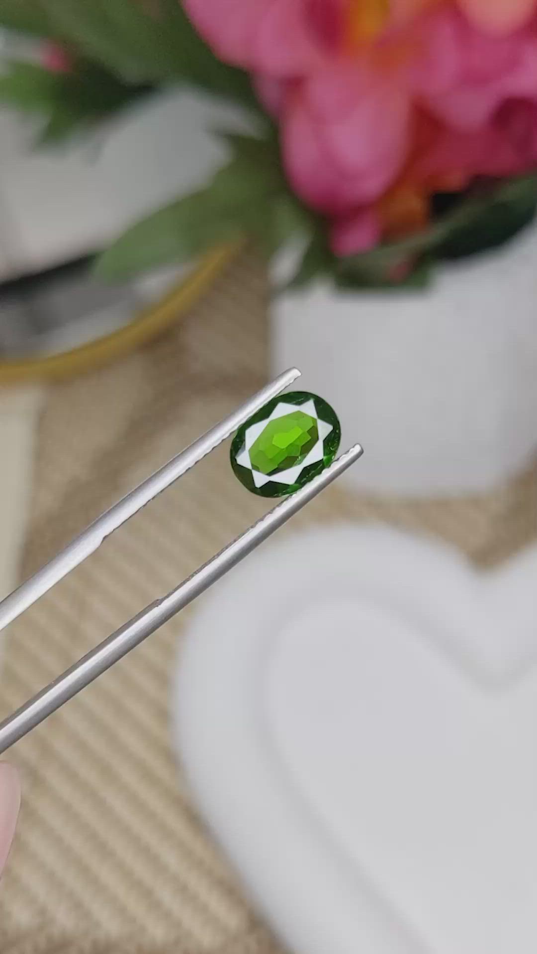 1.46 Ct. Chrome Diopside from Brazil Size Video