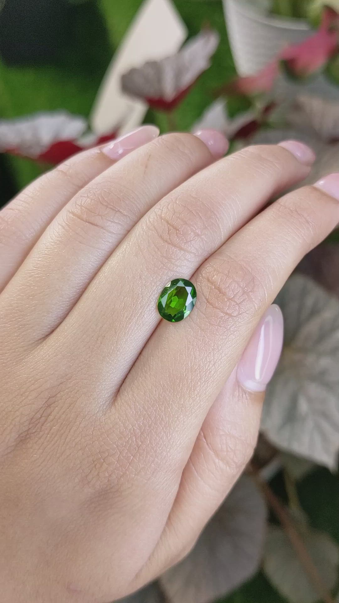 1.46 Ct. Chrome Diopside from Brazil Size Video