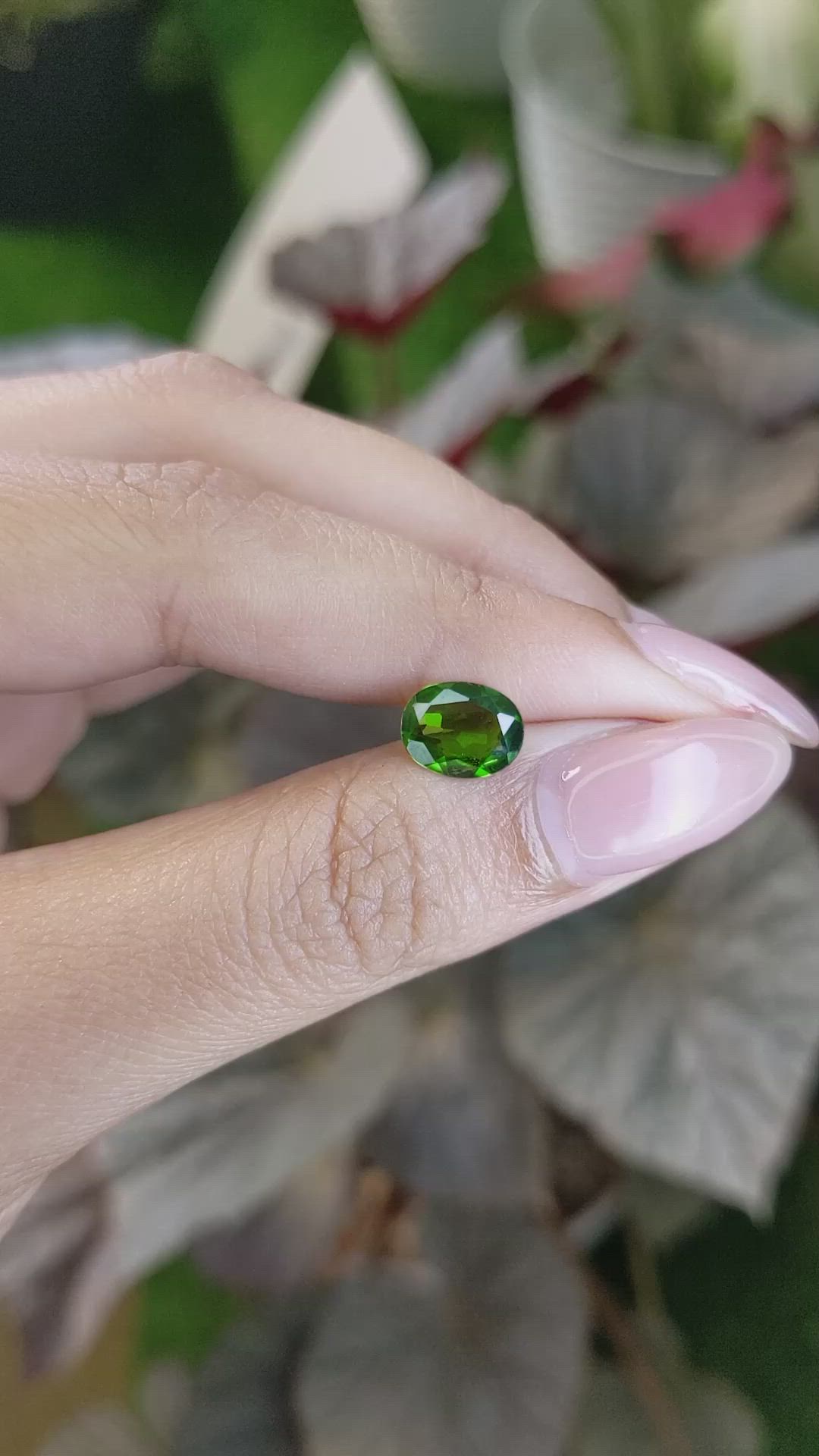 1.46 Ct. Chrome Diopside from Brazil Size Video