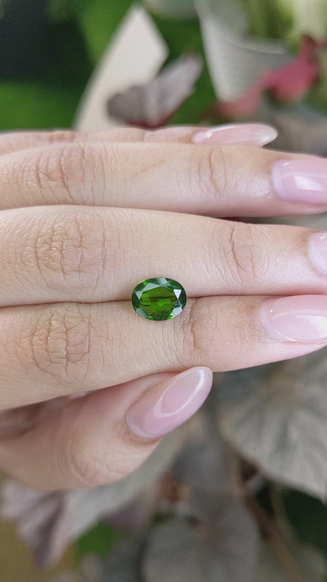 1.46 Ct. Chrome Diopside from Brazil Size Video