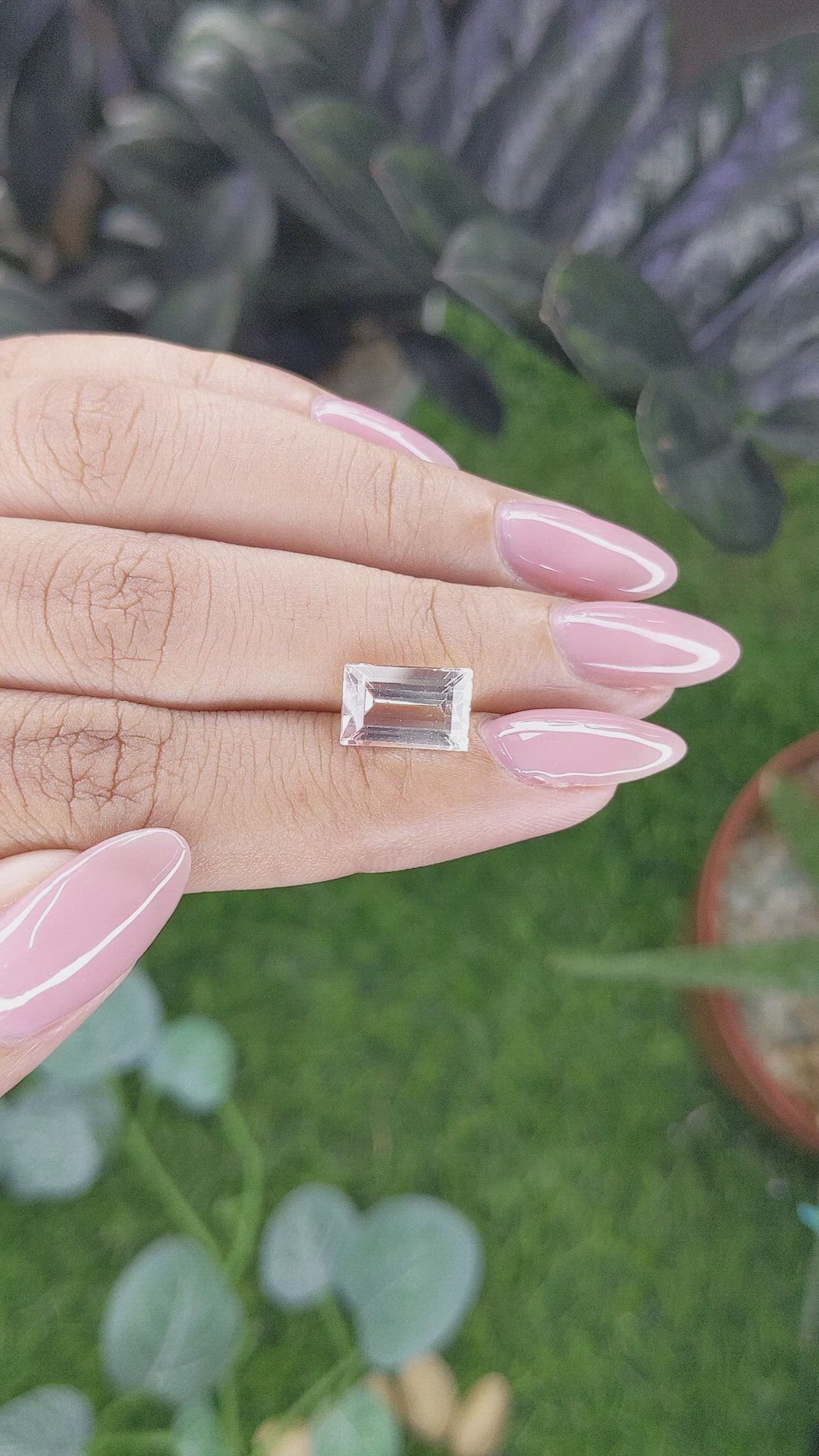 3.07 Ct. Peach Tourmaline from Tanzania Size Video