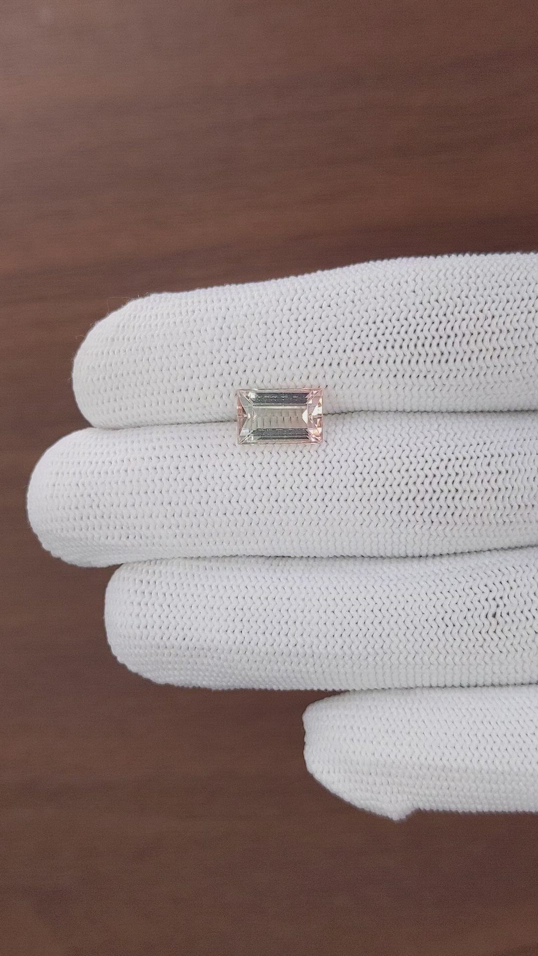 3.07 Ct. Peach Tourmaline from Tanzania Size Video