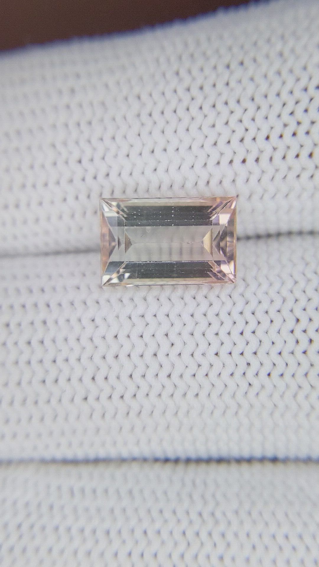 3.07 Ct. Peach Tourmaline from Tanzania Size Video