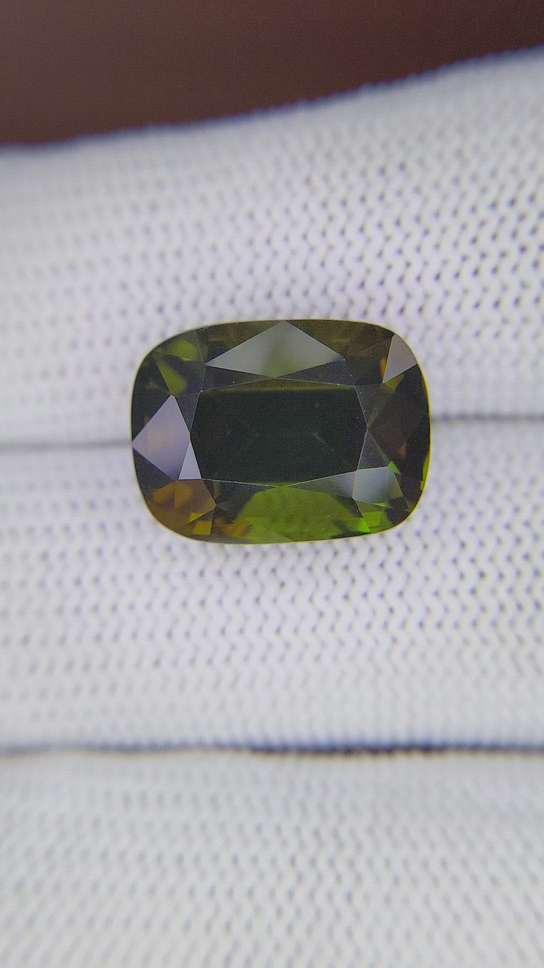 12.88 Ct. Brownish Green Tourmaline from Tanzania Size Video