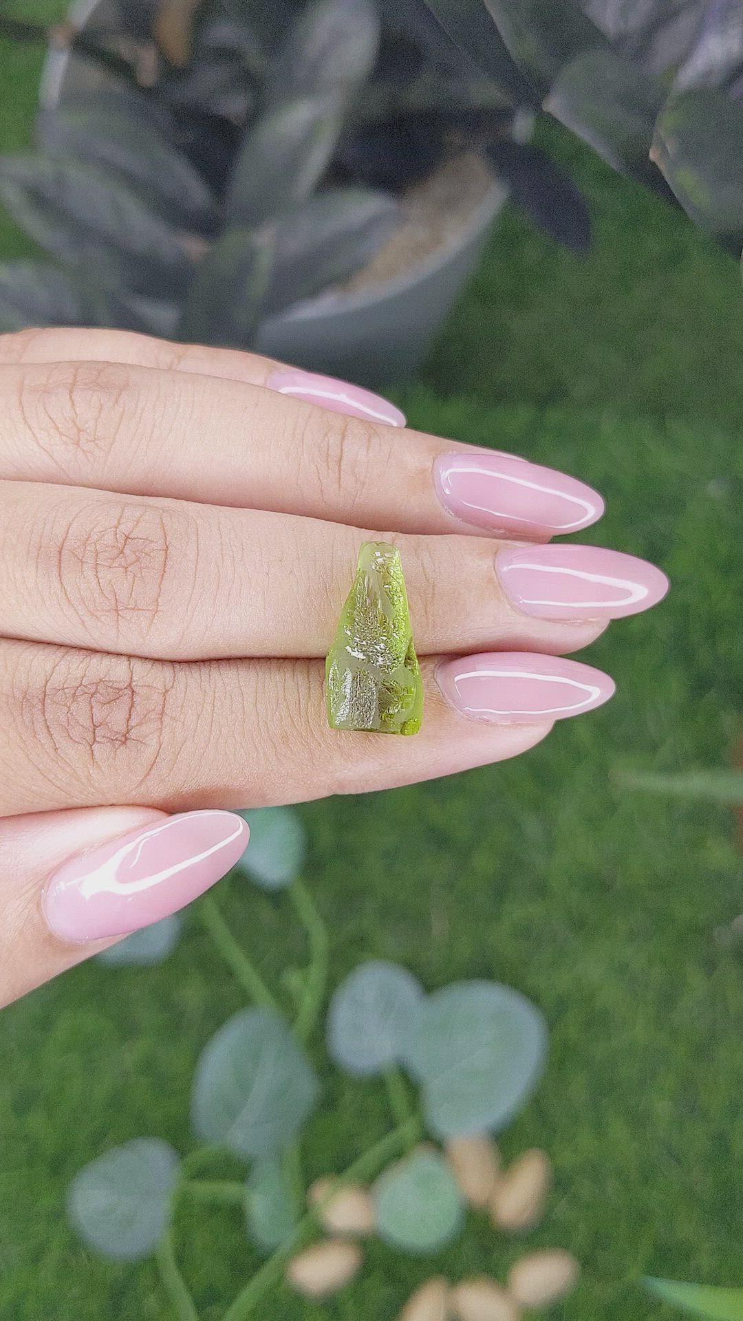 9.48 Ct. Green Tourmaline from Tanzania Size Video