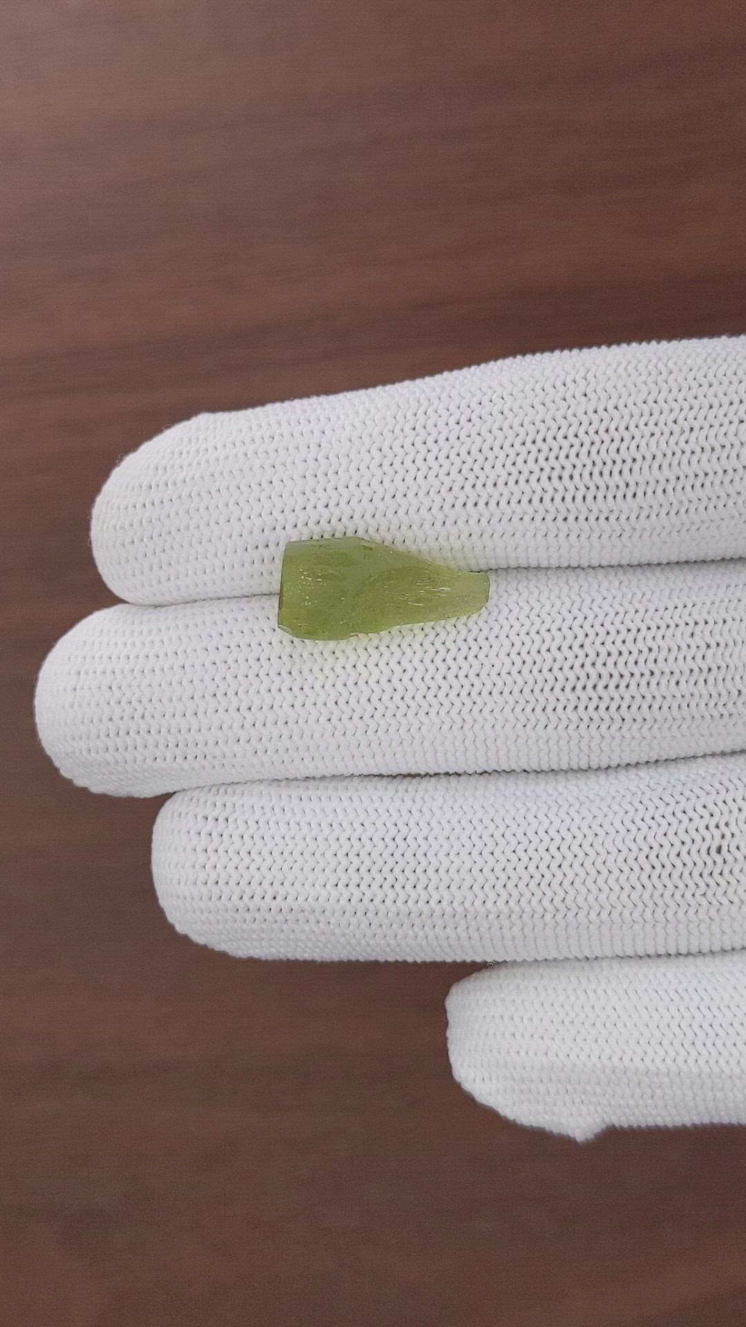 9.48 Ct. Green Tourmaline from Tanzania Size Video