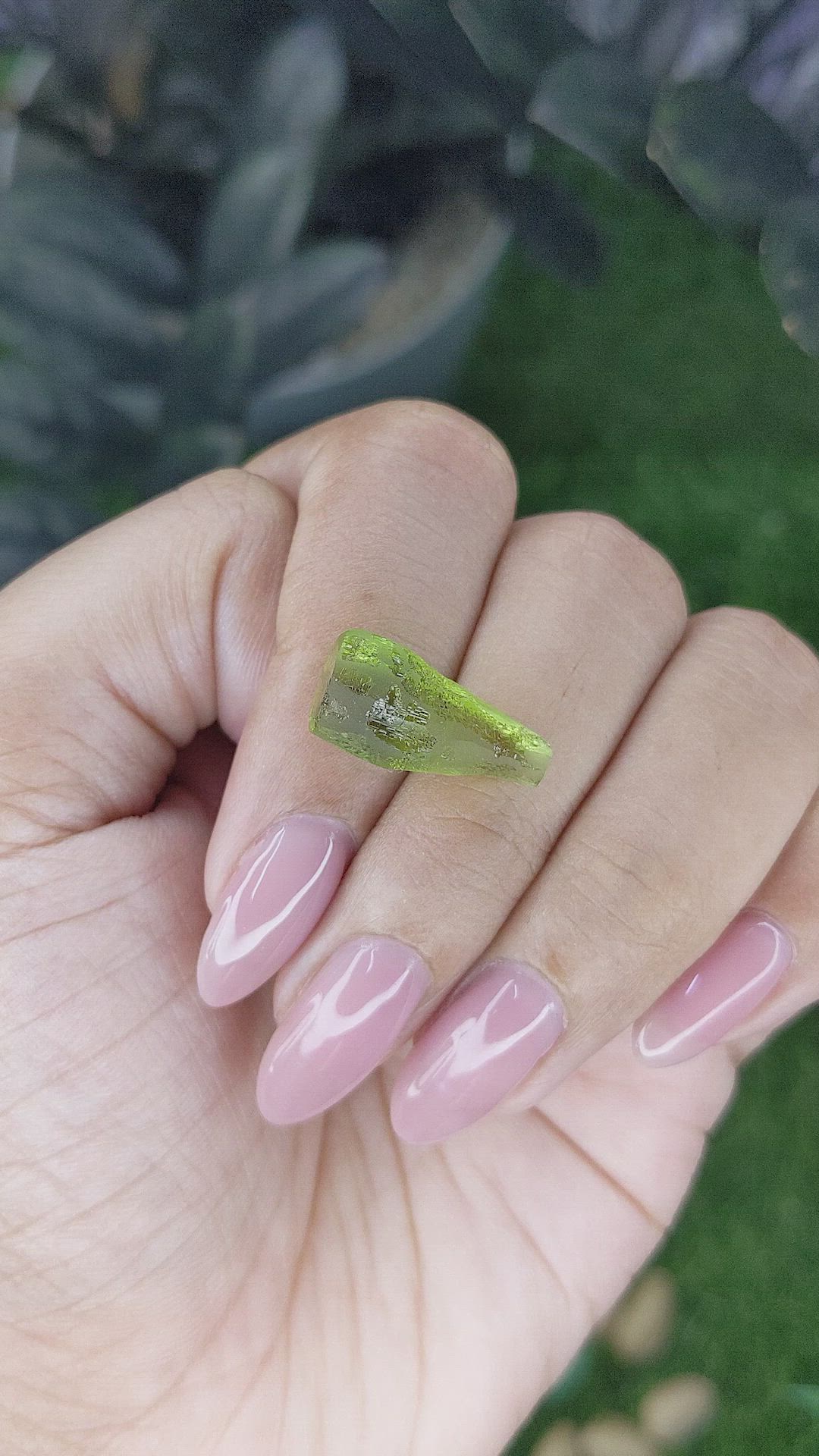 9.48 Ct. Green Tourmaline from Tanzania Size Video