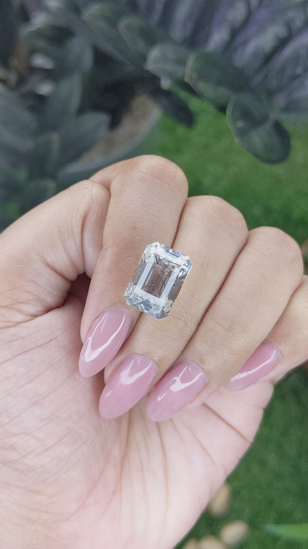 13.45 Ct. White Topaz from Ceylon (Sri Lanka) Size Video