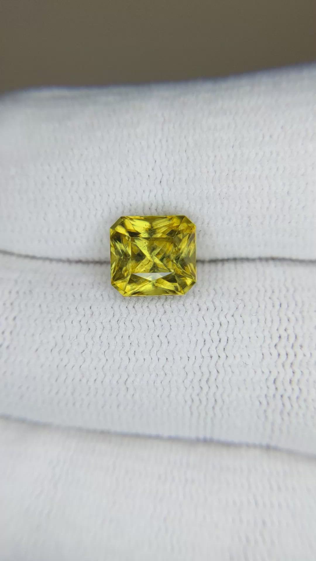 3.33 Ct. Yellowish Brown Sphene (Titanite) from Madagascar Size Video