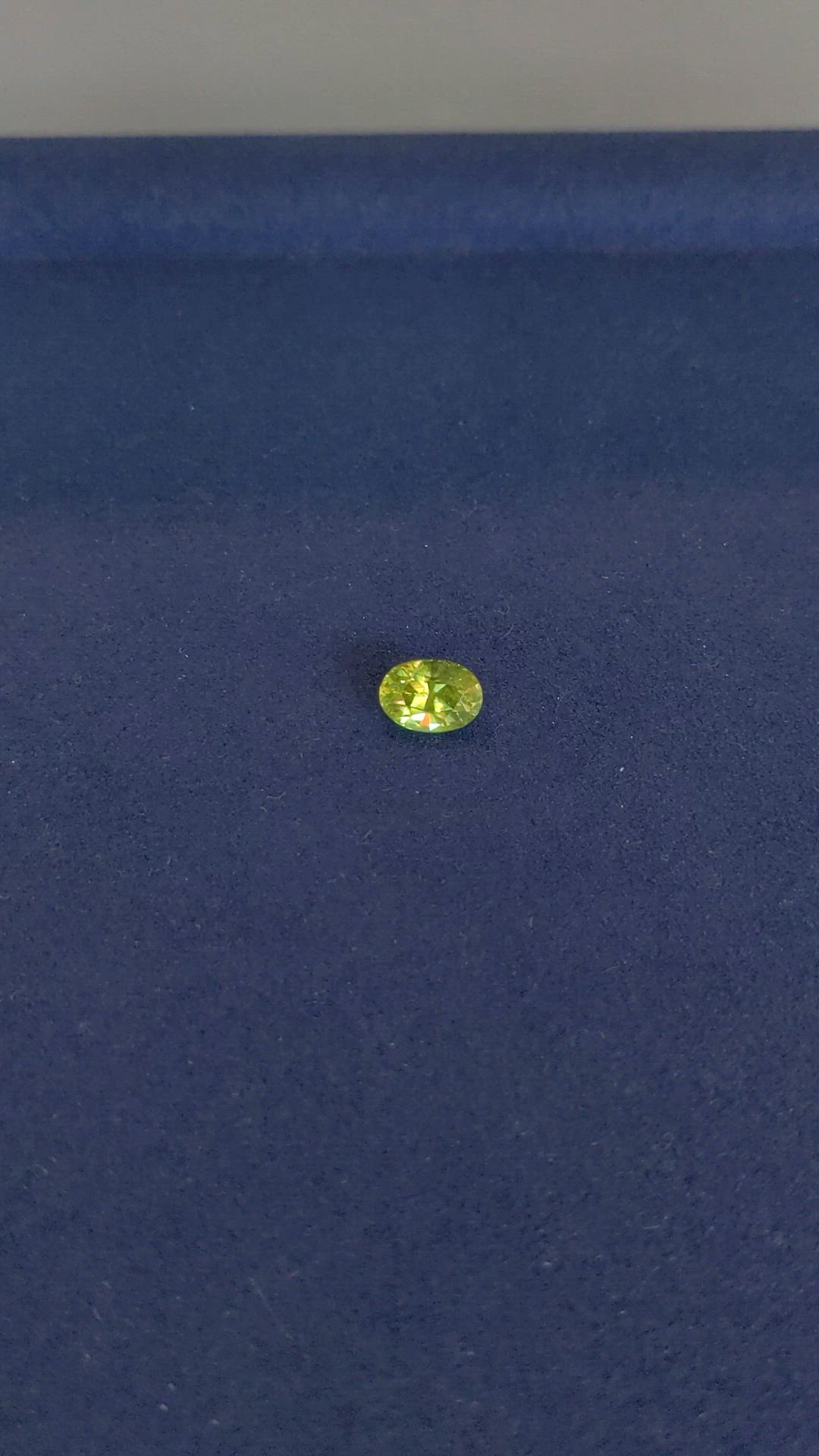 2.83 Ct. Yellowish Green Sphene (Titanite) from Madagascar Size Video