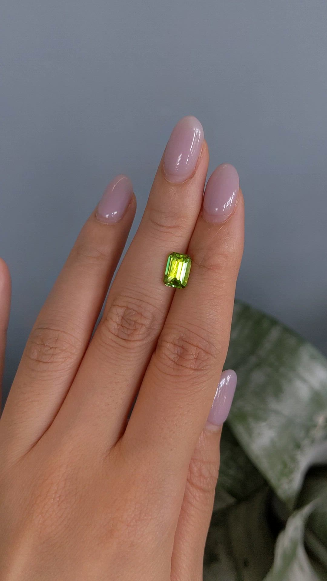 2.17 Ct. Yellowish Green Sphene (Titanite) from Madagascar Size Video