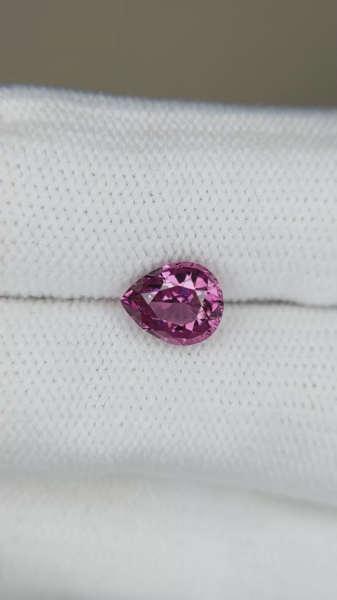 1.87 Ct. Purplish Pink Garnet from Tanzania Size Video